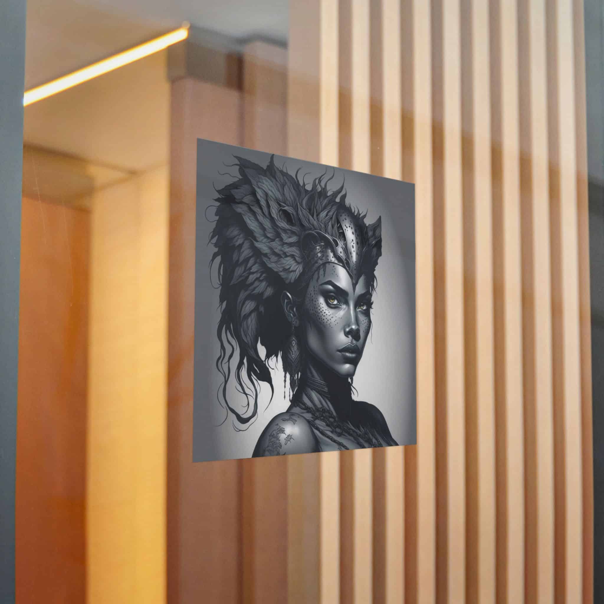 Human Cheetah Queen Die Cut Stickers Dtf - Image 20