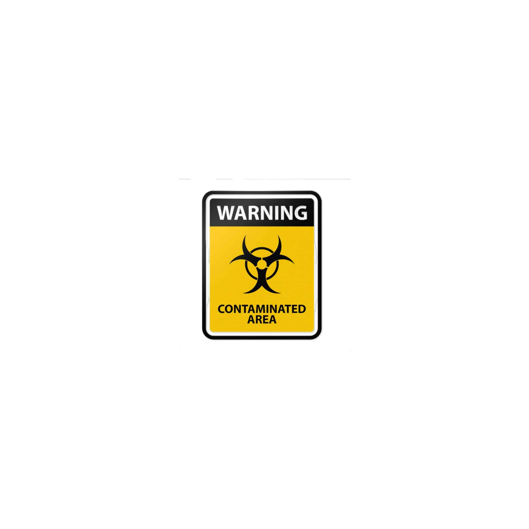 Warning Contaminated Area Die Cut Stickers Dtf - Image 17