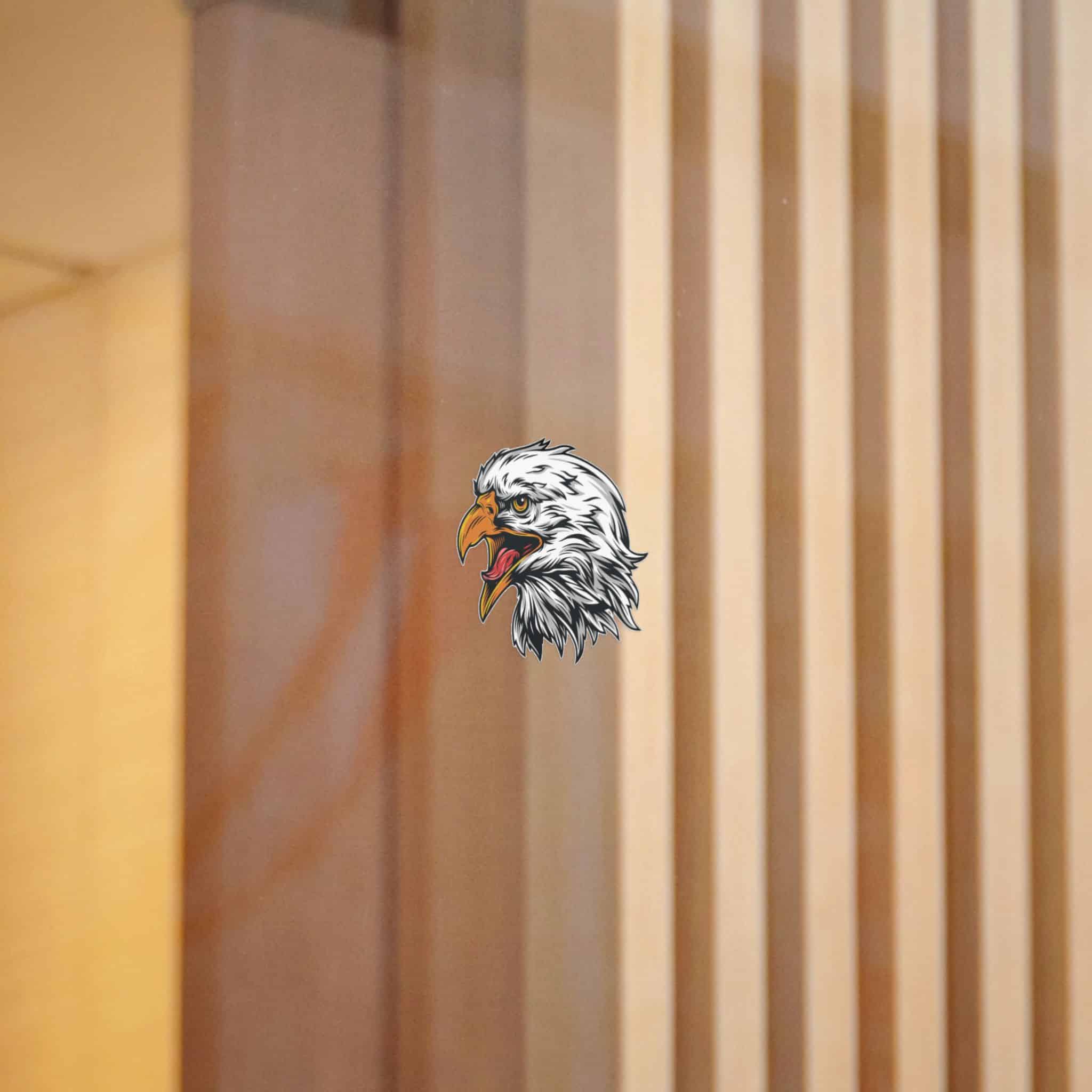 Vintage Eagle Head Mascot Die Cut Stickers Dtf - Image 2