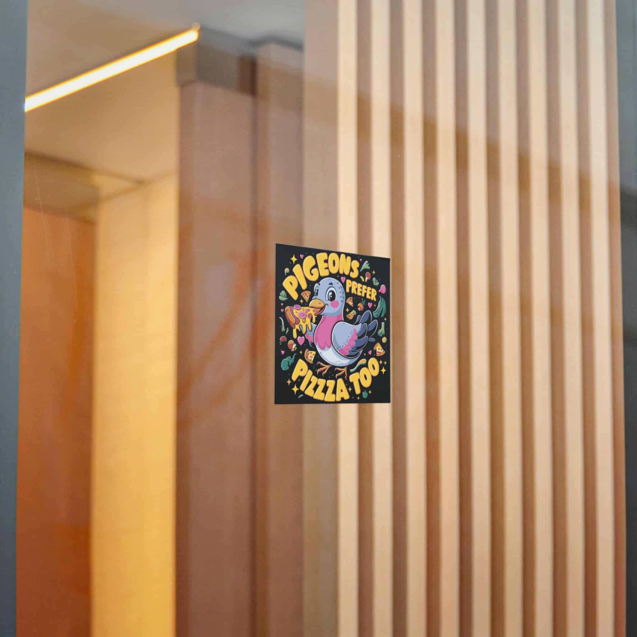 Pigeons Prefer Pizza Too Die Cut Stickers Dtf - Image 18