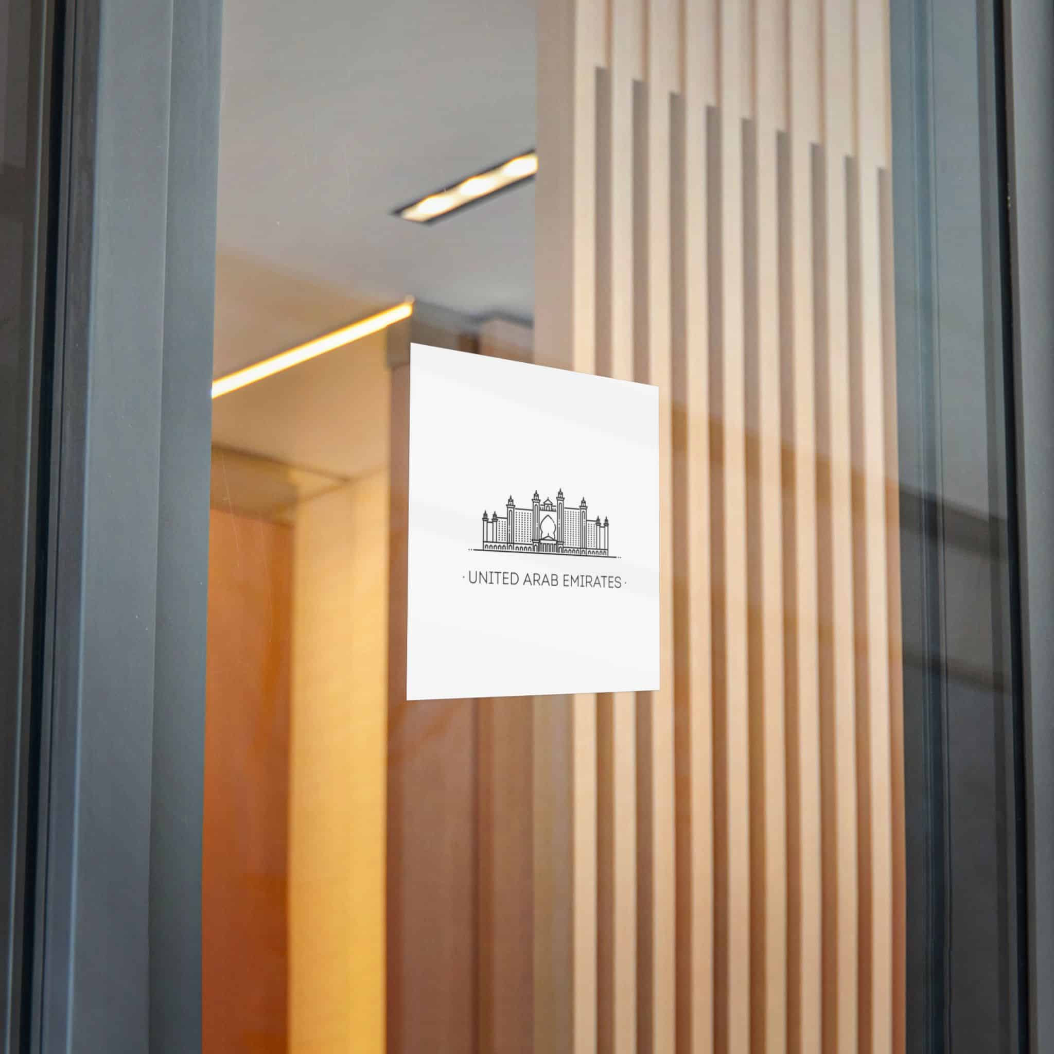 United Arab Emirates Die Cut Stickers Dtf - Image 24