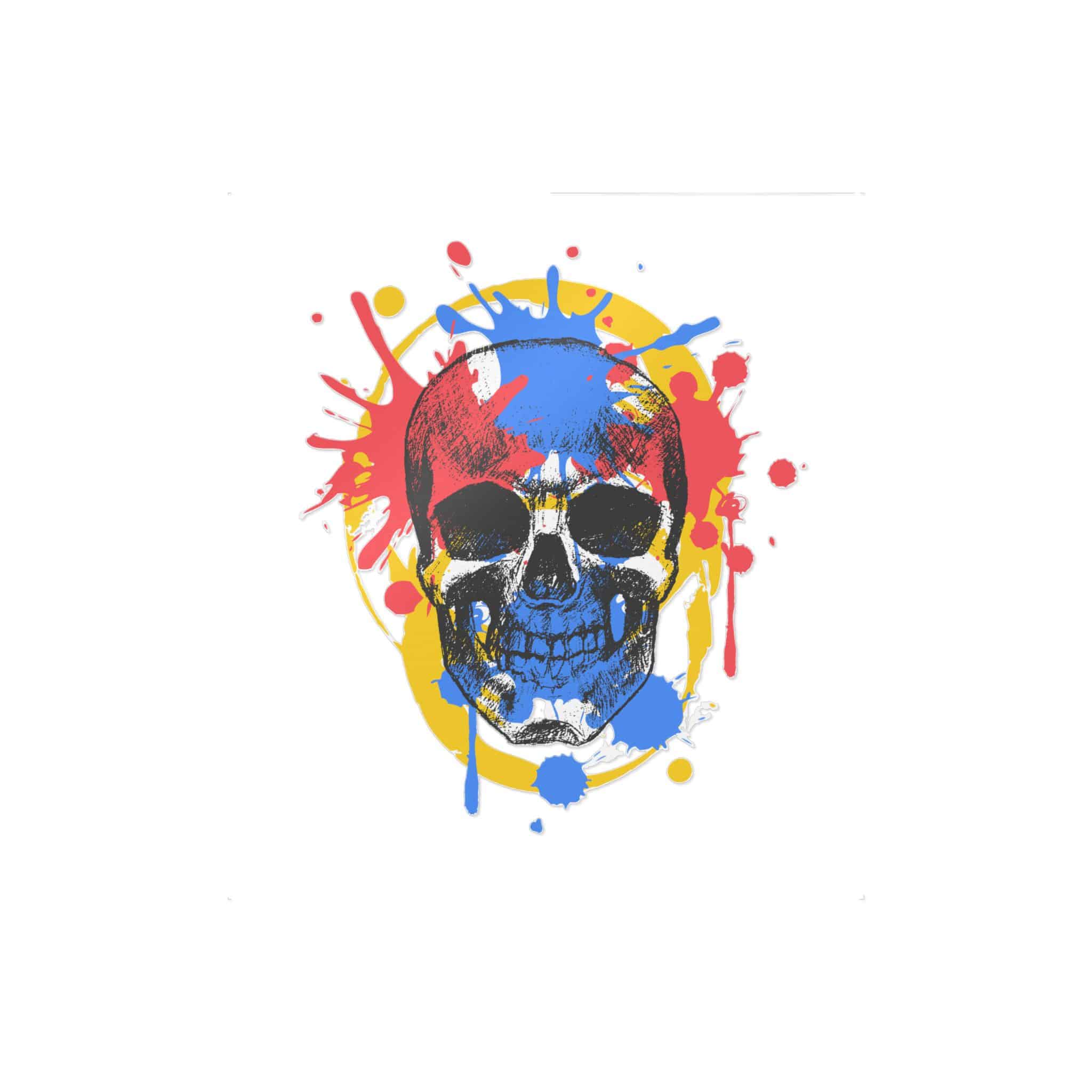 Hand Drawn Skull Die Cut Stickers Dtf - Image 23