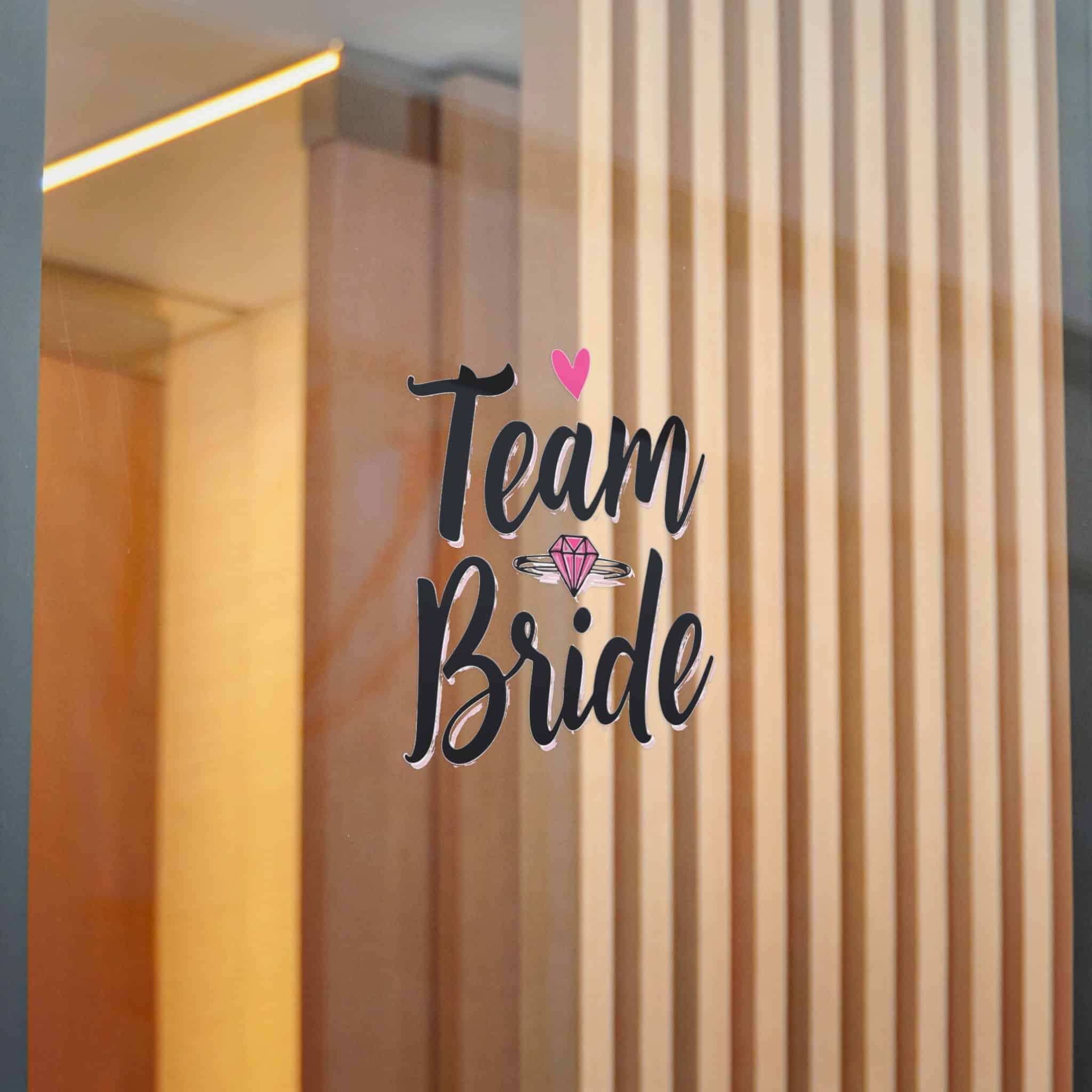 Team Bride Die Cut Stickers Dtf - Image 20