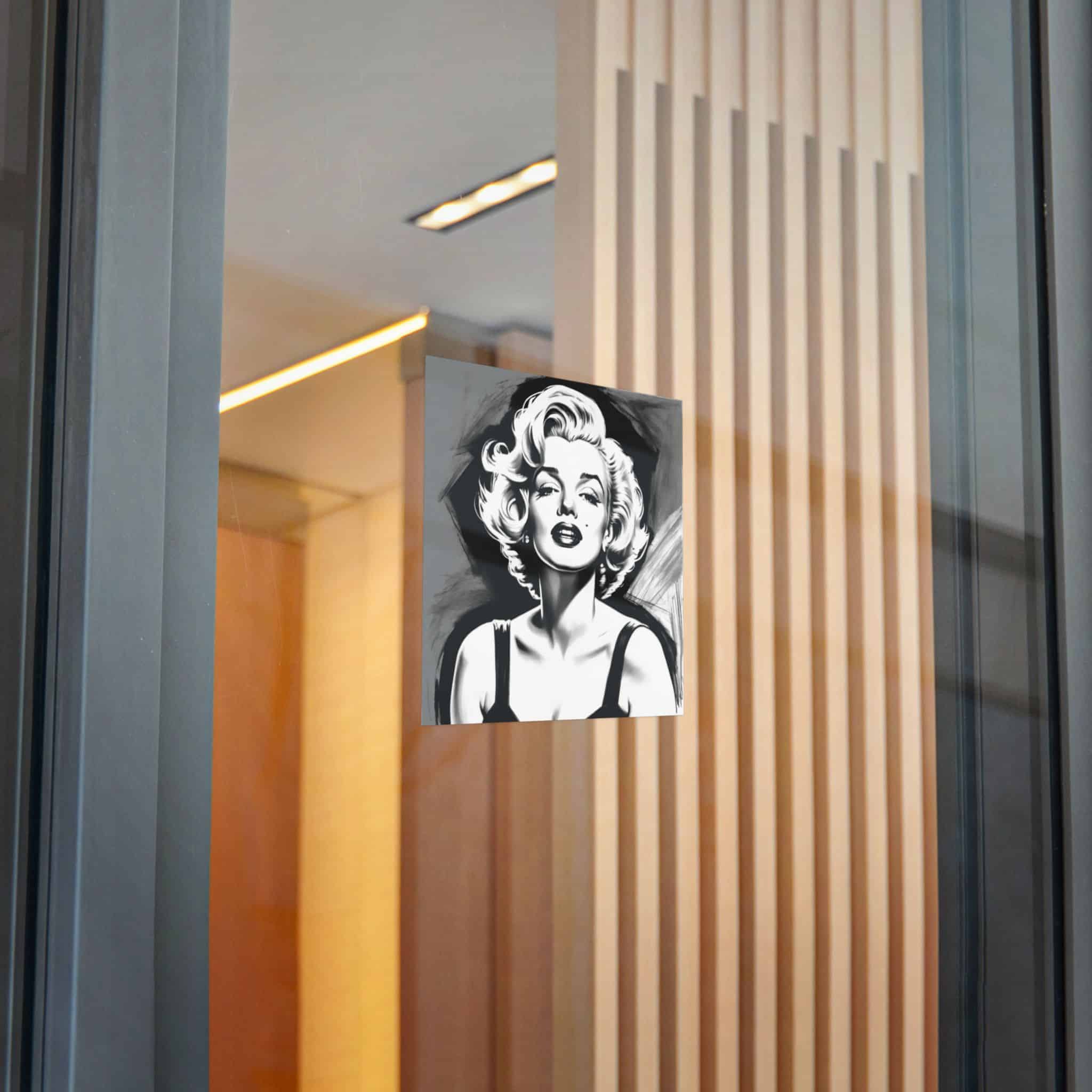 Marilyn Monroe Drawing Die Cut Stickers Dtf - Image 24