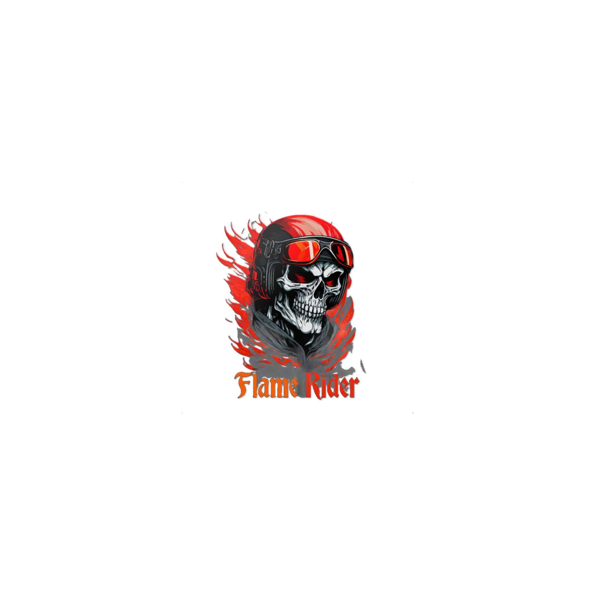 Flame Rider Die Cut Stickers Dtf - Image 9