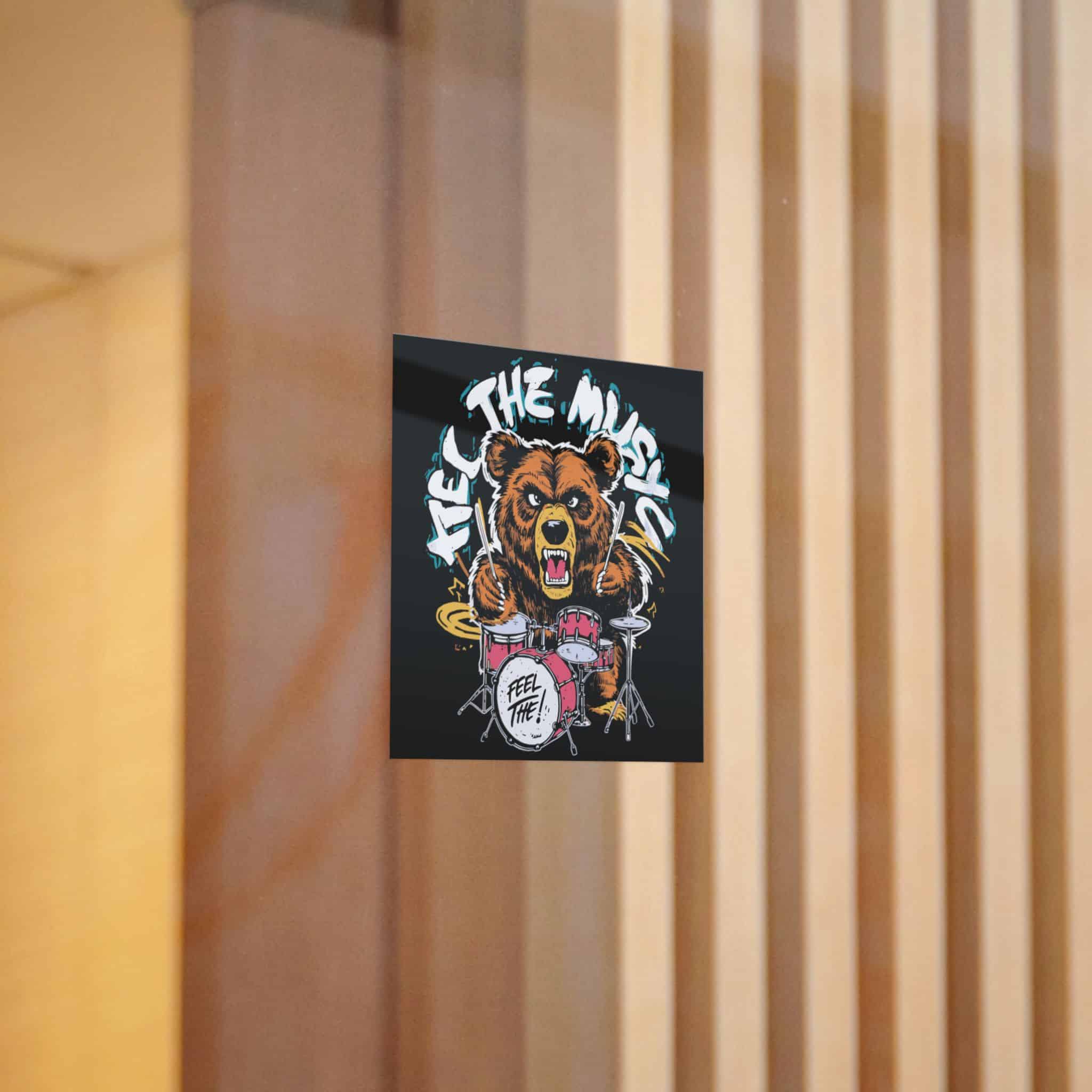 Feel the Music Copia Die Cut Stickers Dtf - Image 4