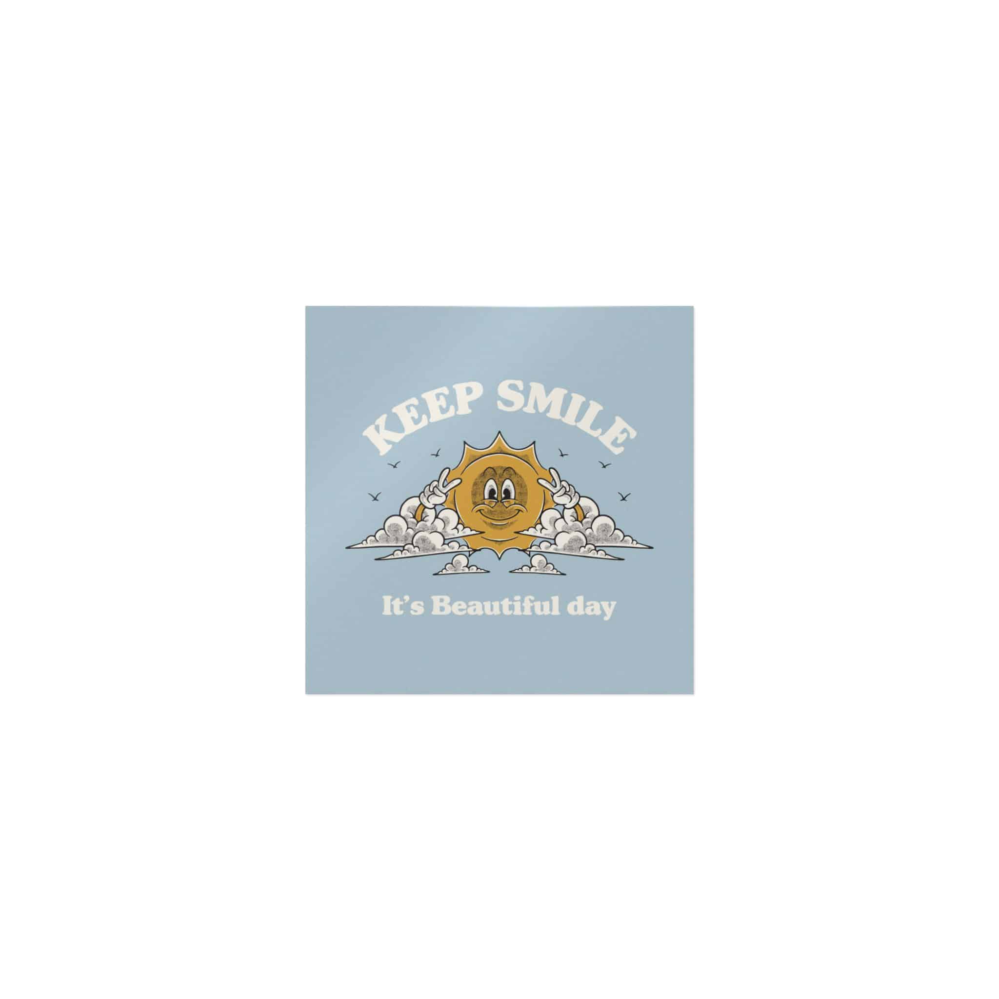 Happy Sun Clouds Retro Cartoon Mascot Die Cut Stickers Dtf - Image 9