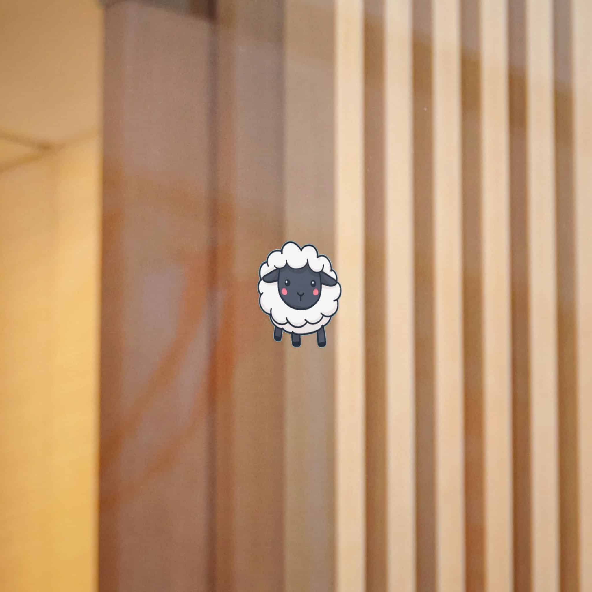 Sheep Vector Cute (1) Die Cut Stickers Dtf - Image 2