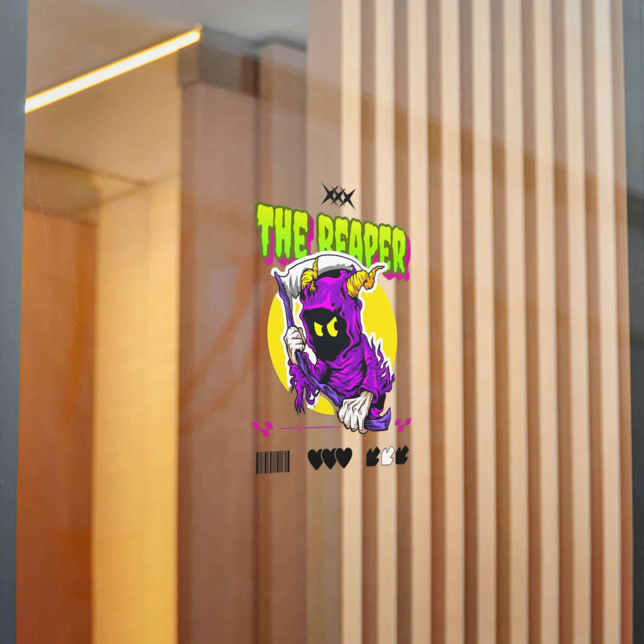 Typography Tshirt Design Reaper Die Cut Stickers Dtf - Image 20