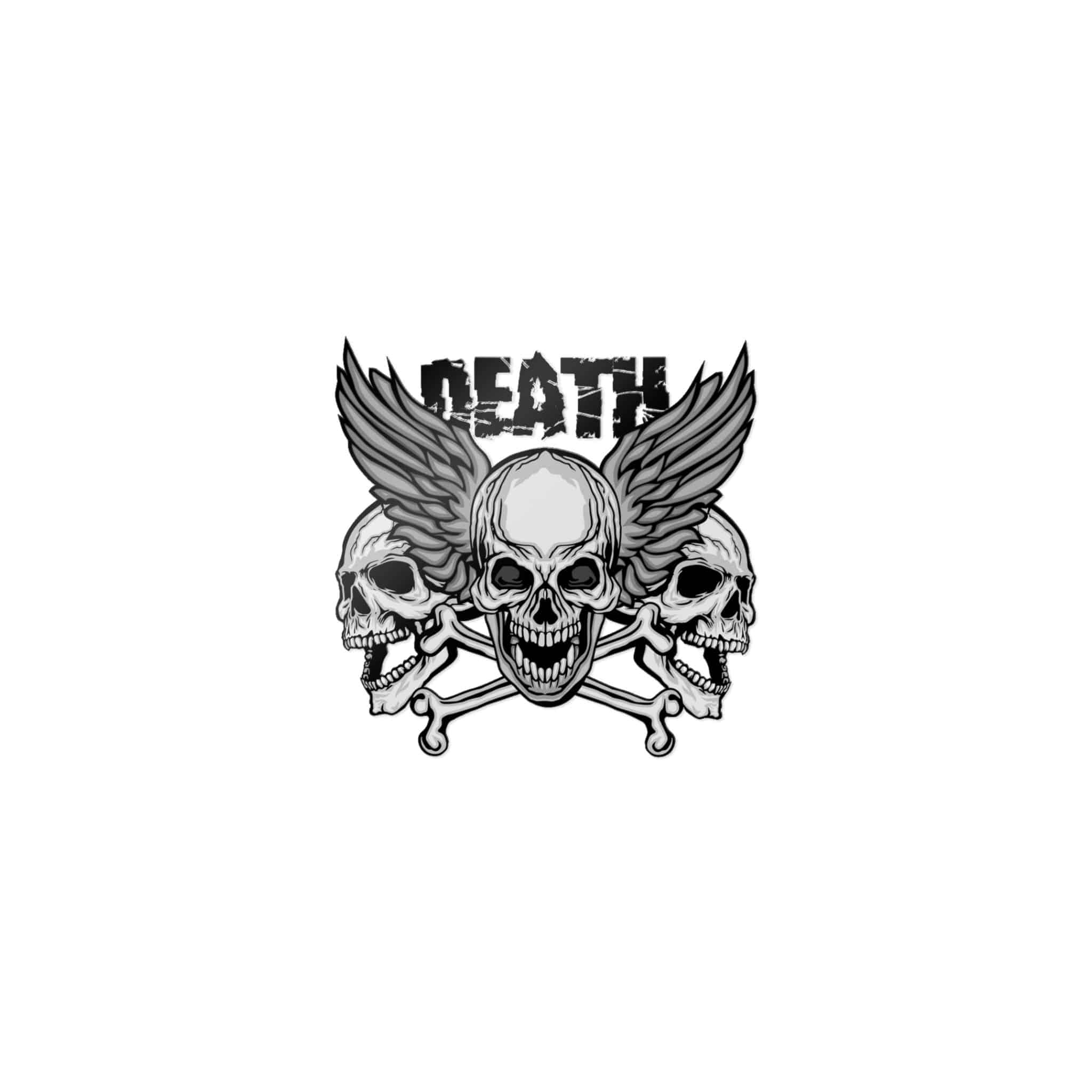 Gothic Sign With Skull Grunge Vintage Design T Shirts (6) Die Cut Stickers Dtf - Image 9