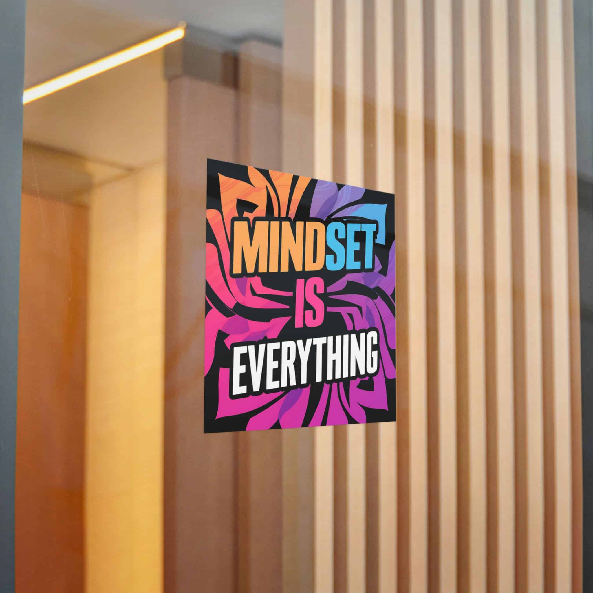 Mindset Is Everything 3 Die Cut Stickers Dtf - Image 16