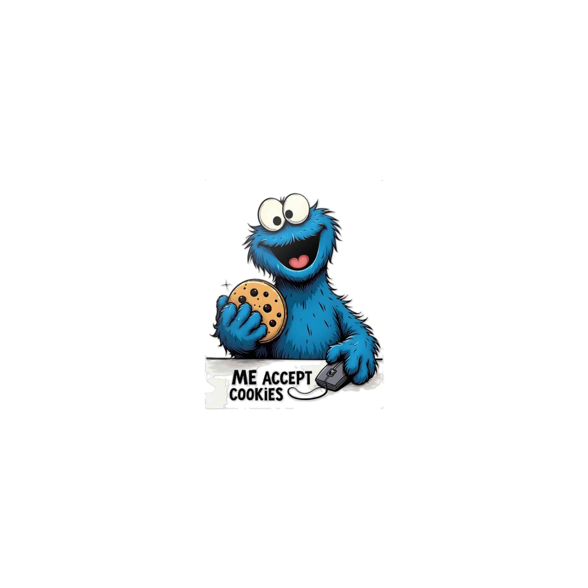 Me Accept Cookies (4) Die Cut Stickers Dtf - Image 9