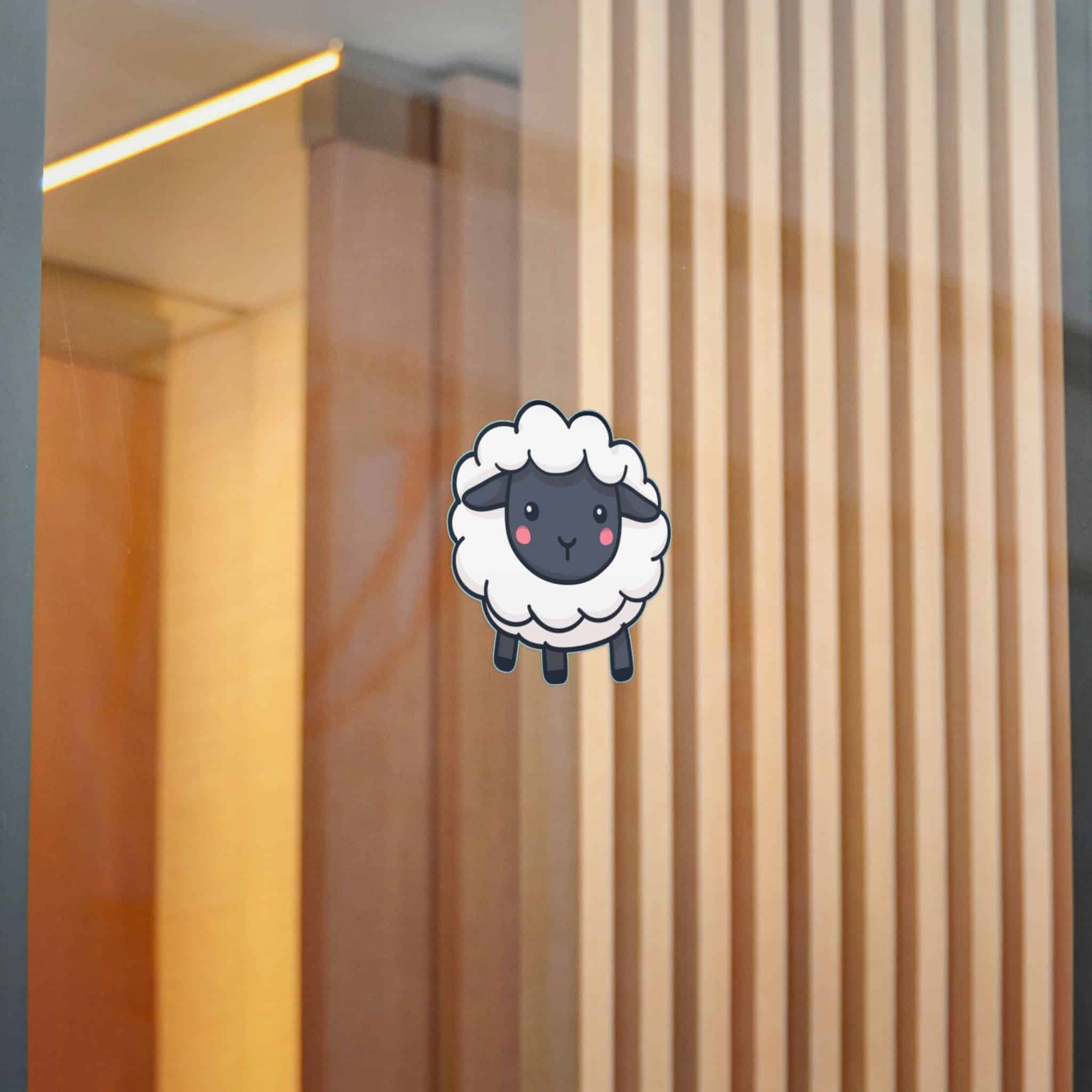 Sheep Vector Cute (1) Die Cut Stickers Dtf - Image 14