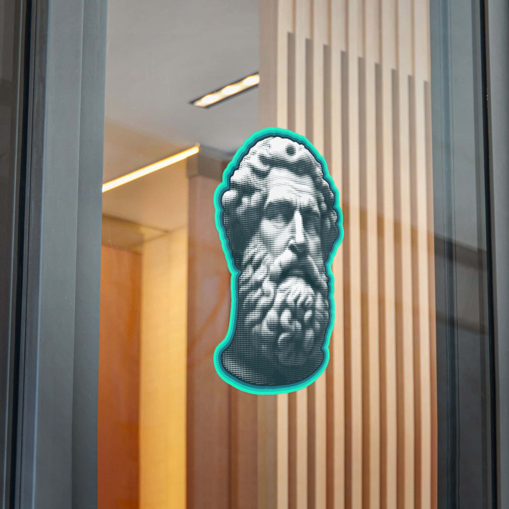 Halftone Vector Greece Modern Face Statue With Contemporary Pop Art Style Copia Die Cut Stickers Dtf - Image 32