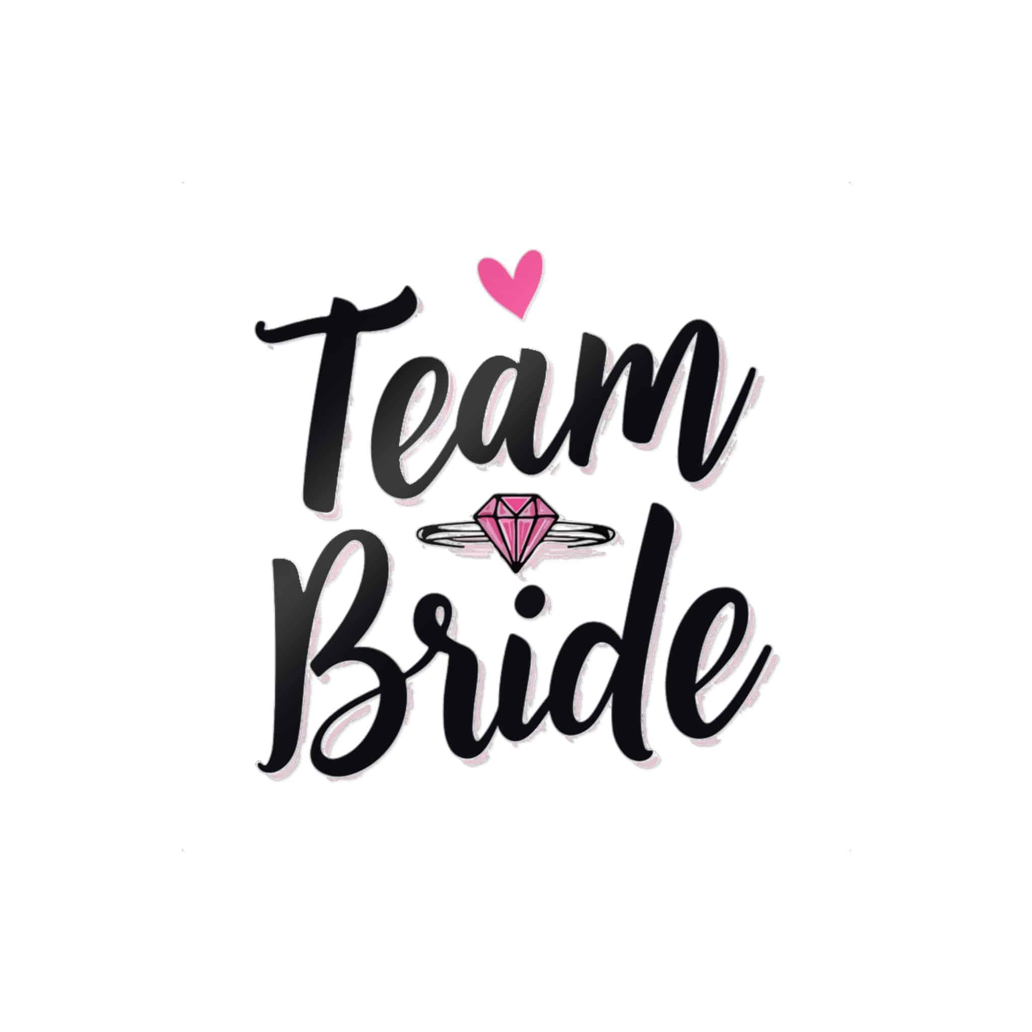 Team Bride Die Cut Stickers Dtf - Image 3