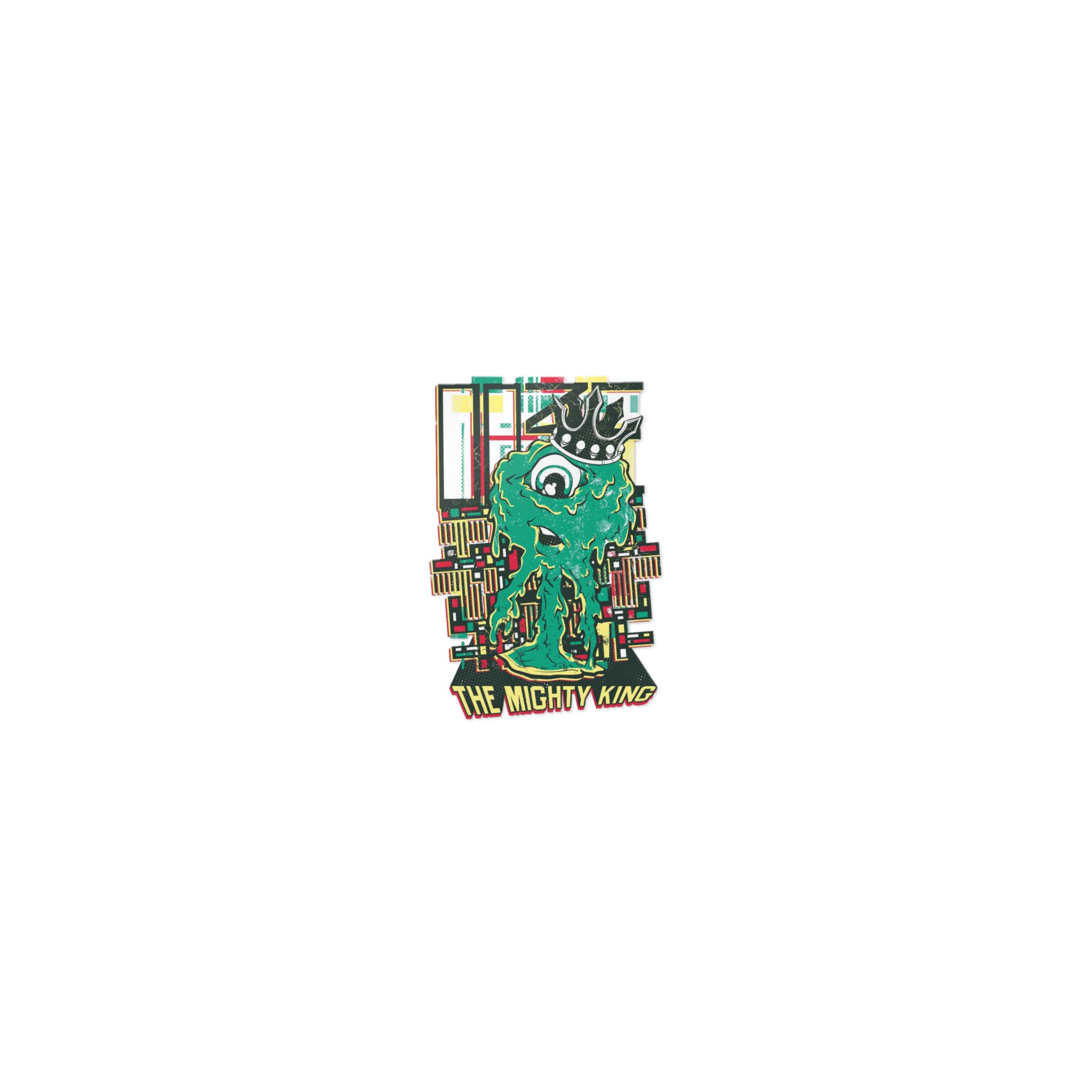 Cyclop Dripping Monster With Royal Crown Die Cut Stickers Dtf - Image 17