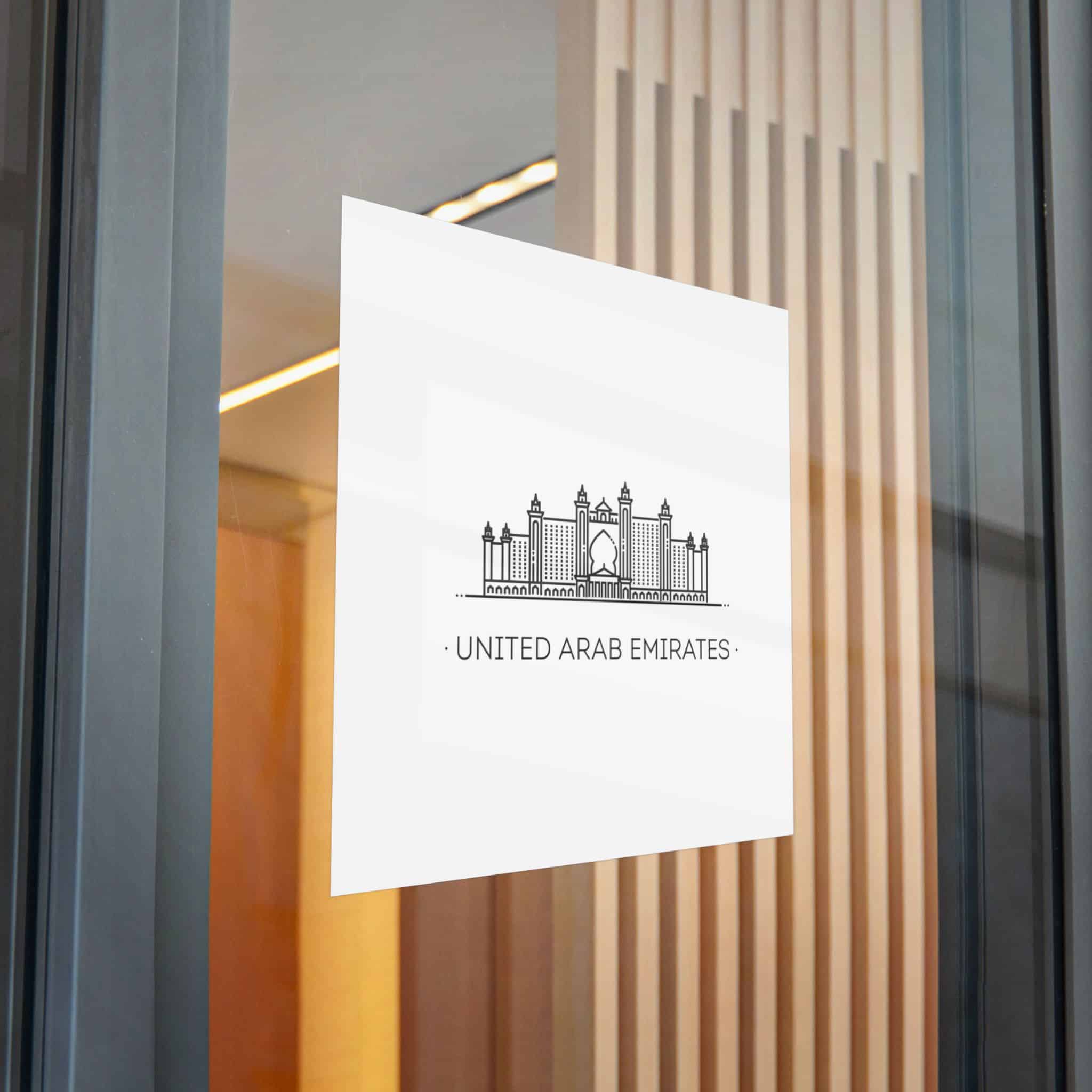 United Arab Emirates Die Cut Stickers Dtf - Image 30