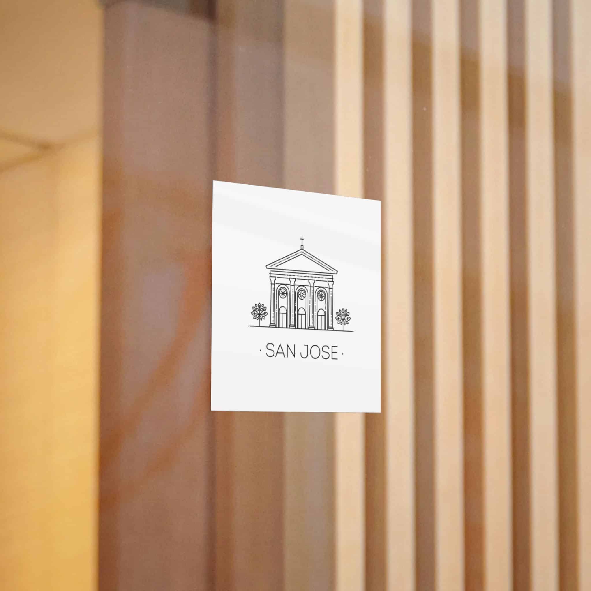 San Jose Die Cut Stickers Dtf - Image 4