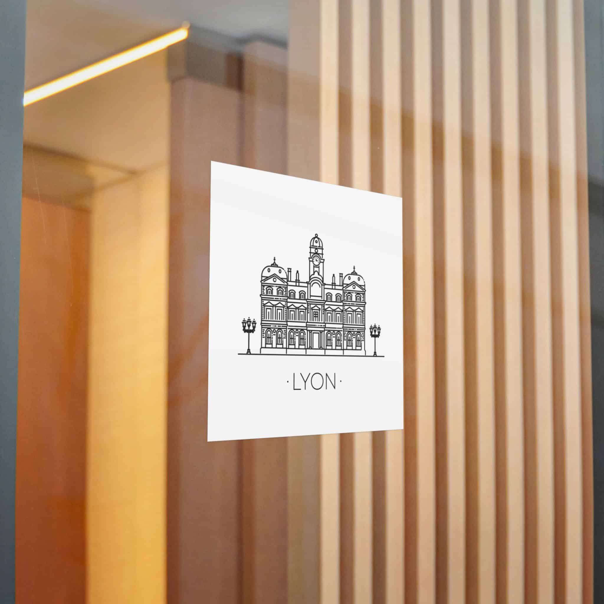 Lyon City Die Cut Stickers Dtf - Image 16
