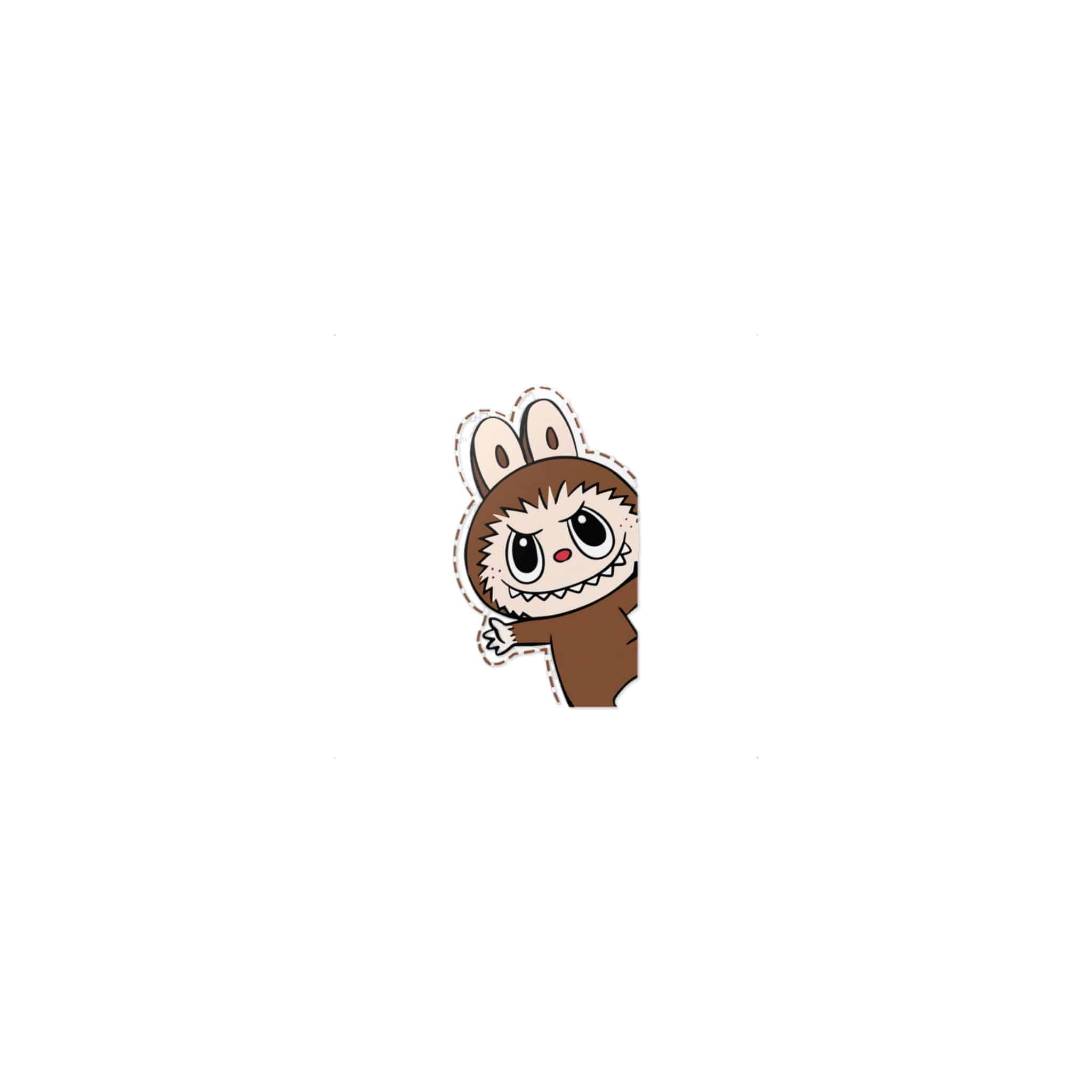 Rabbit With Big Ears Its Head Die Cut Stickers Dtf - Image 9