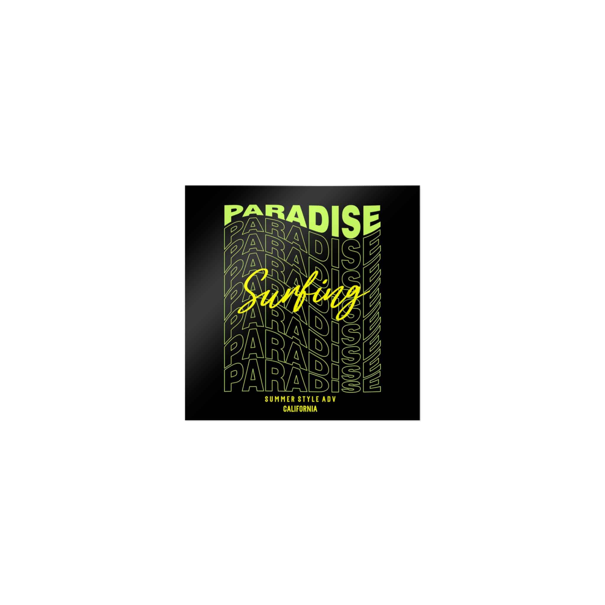 Paradise Surfing Die Cut Stickers Dtf - Image 9