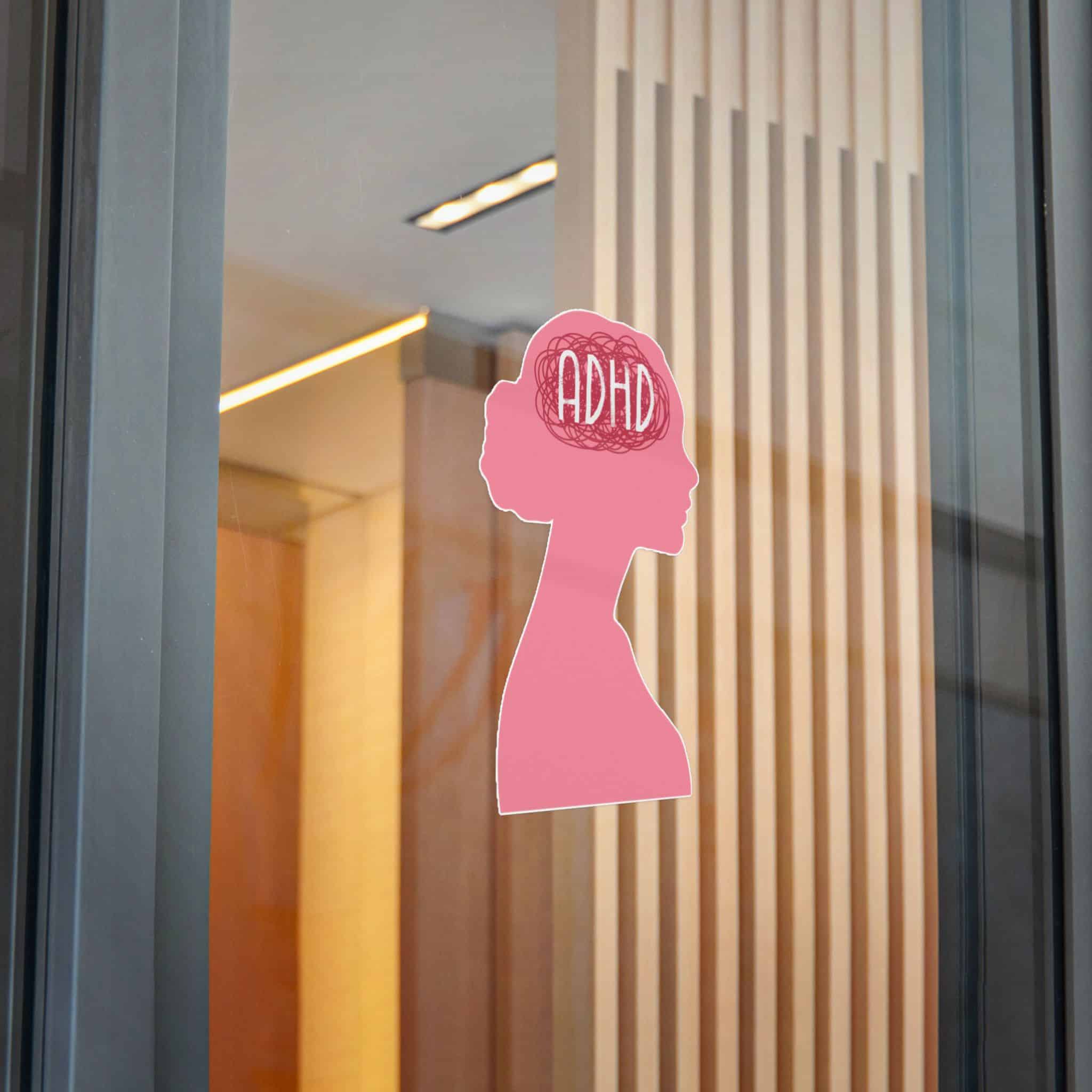 Woman Adhd Die Cut Stickers Dtf - Image 30