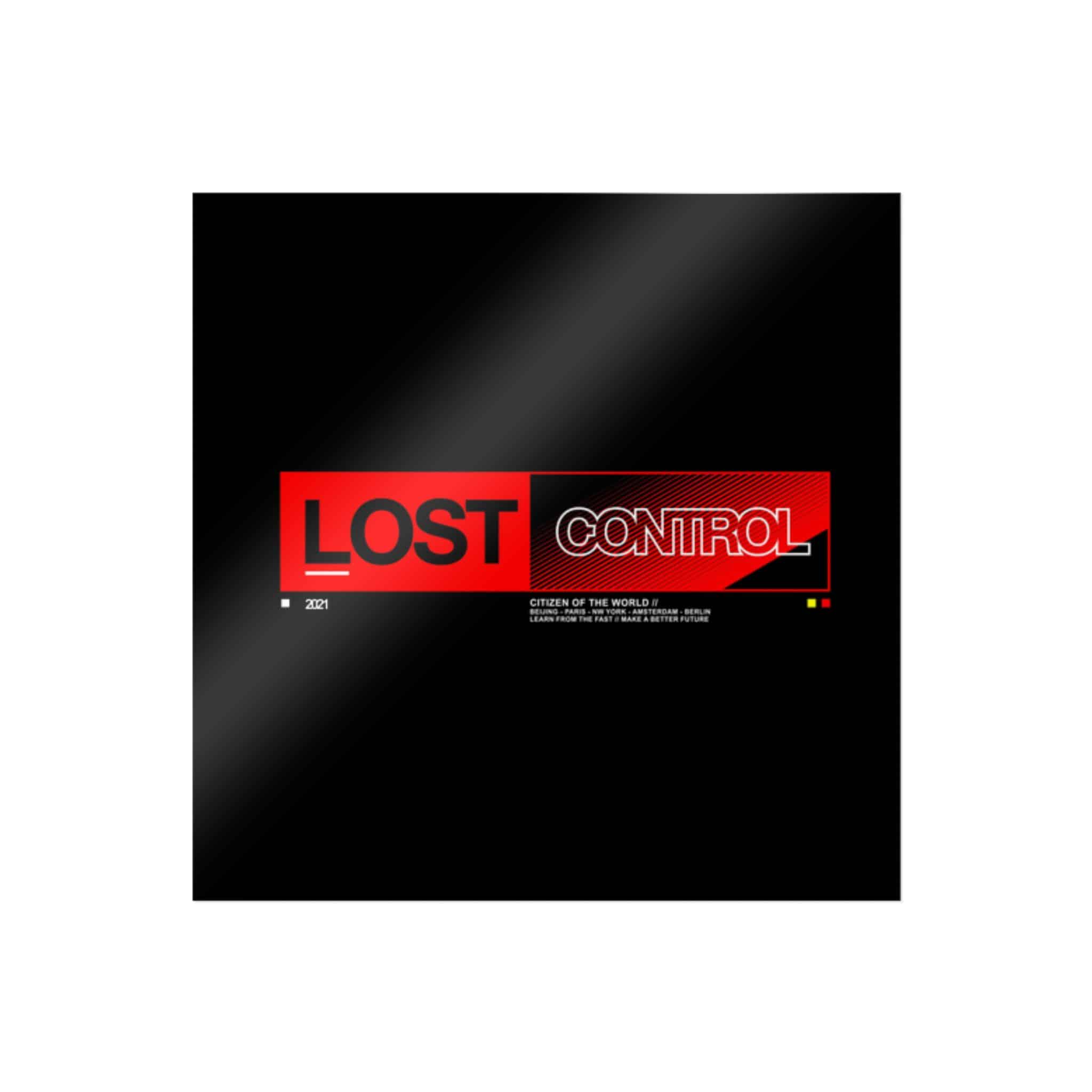 Lost Control Simple Vintage Fashion Die Cut Stickers Dtf