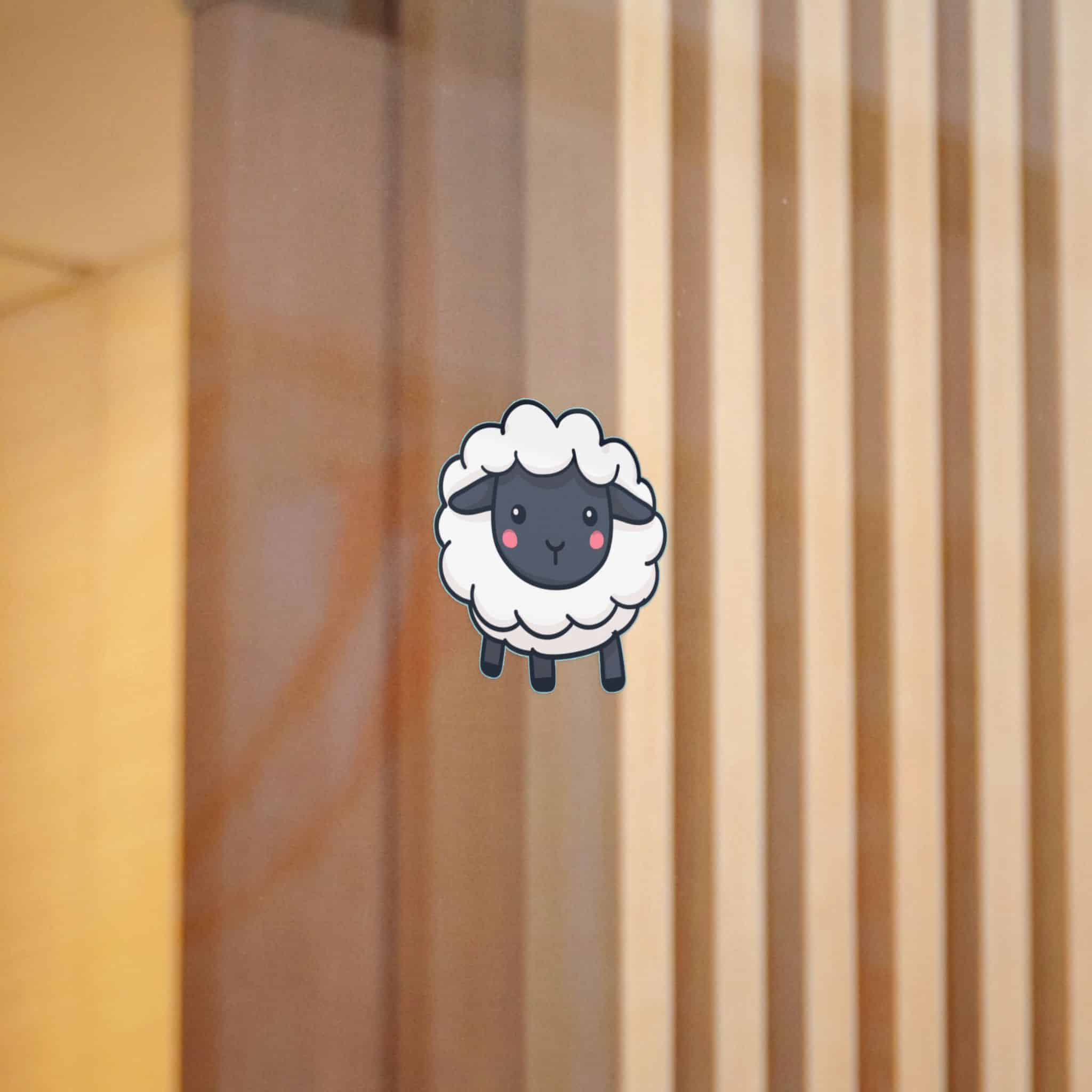 Sheep Vector Cute (1) Die Cut Stickers Dtf - Image 4