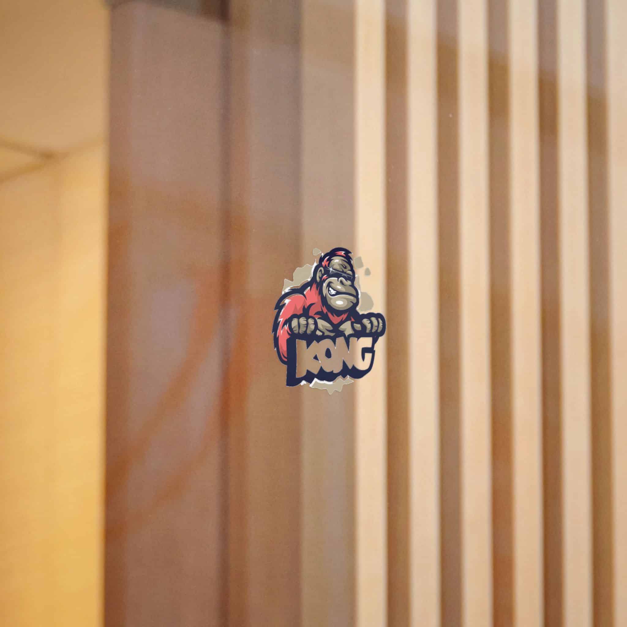 Kong Mascot Die Cut Stickers Dtf - Image 10