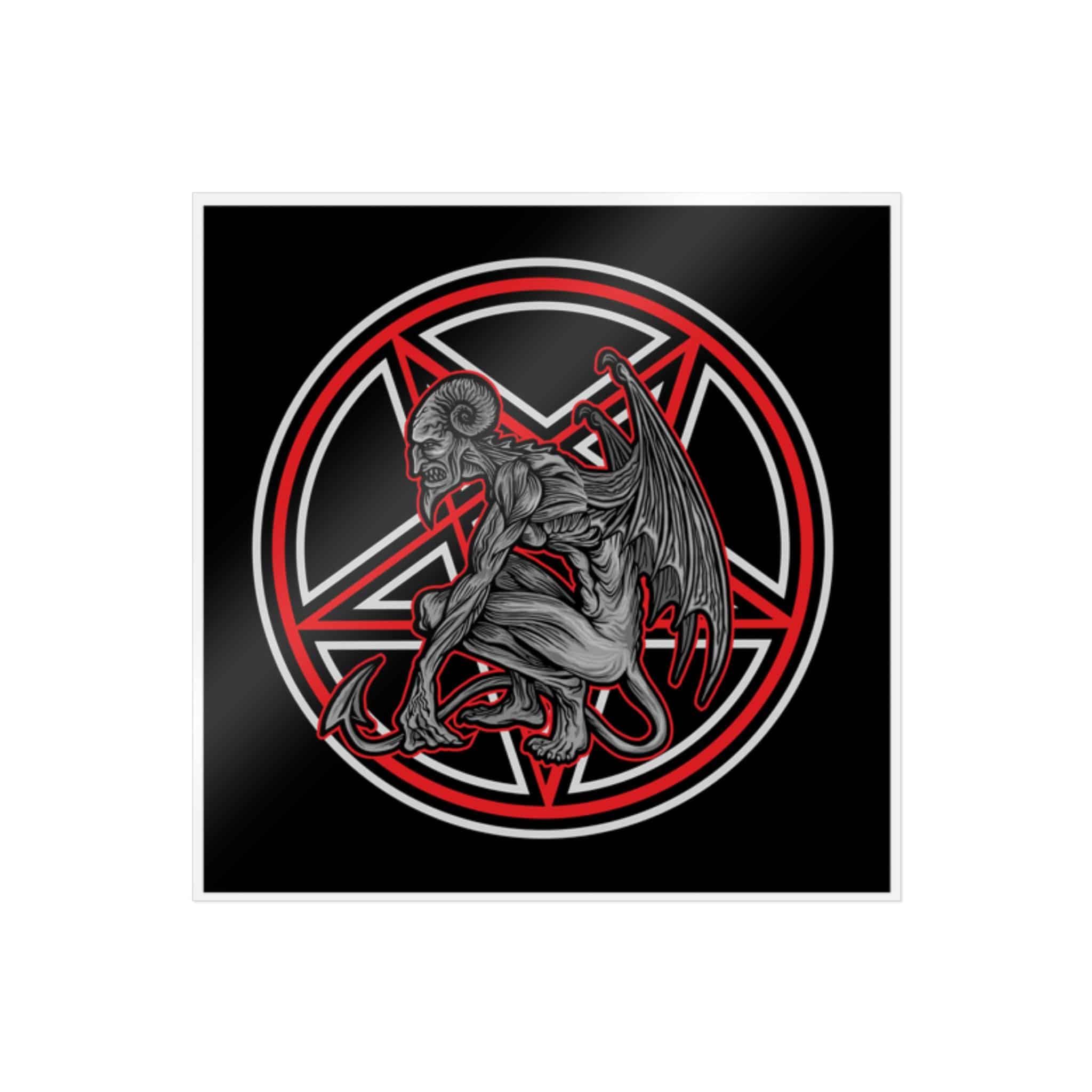 Demon 02 Die Cut Stickers Dtf