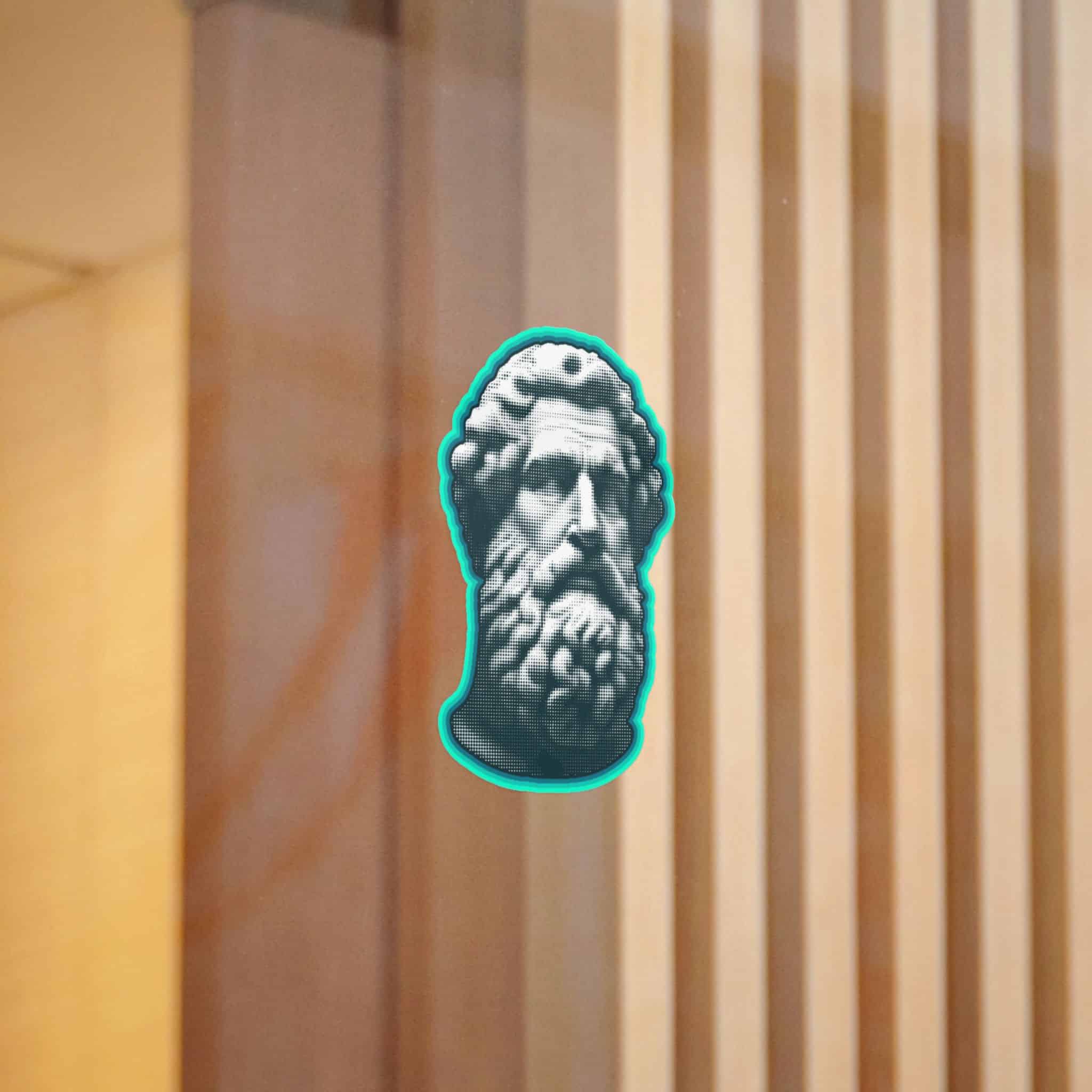 Halftone Vector Greece Modern Face Statue With Contemporary Pop Art Style Copia Die Cut Stickers Dtf - Image 6