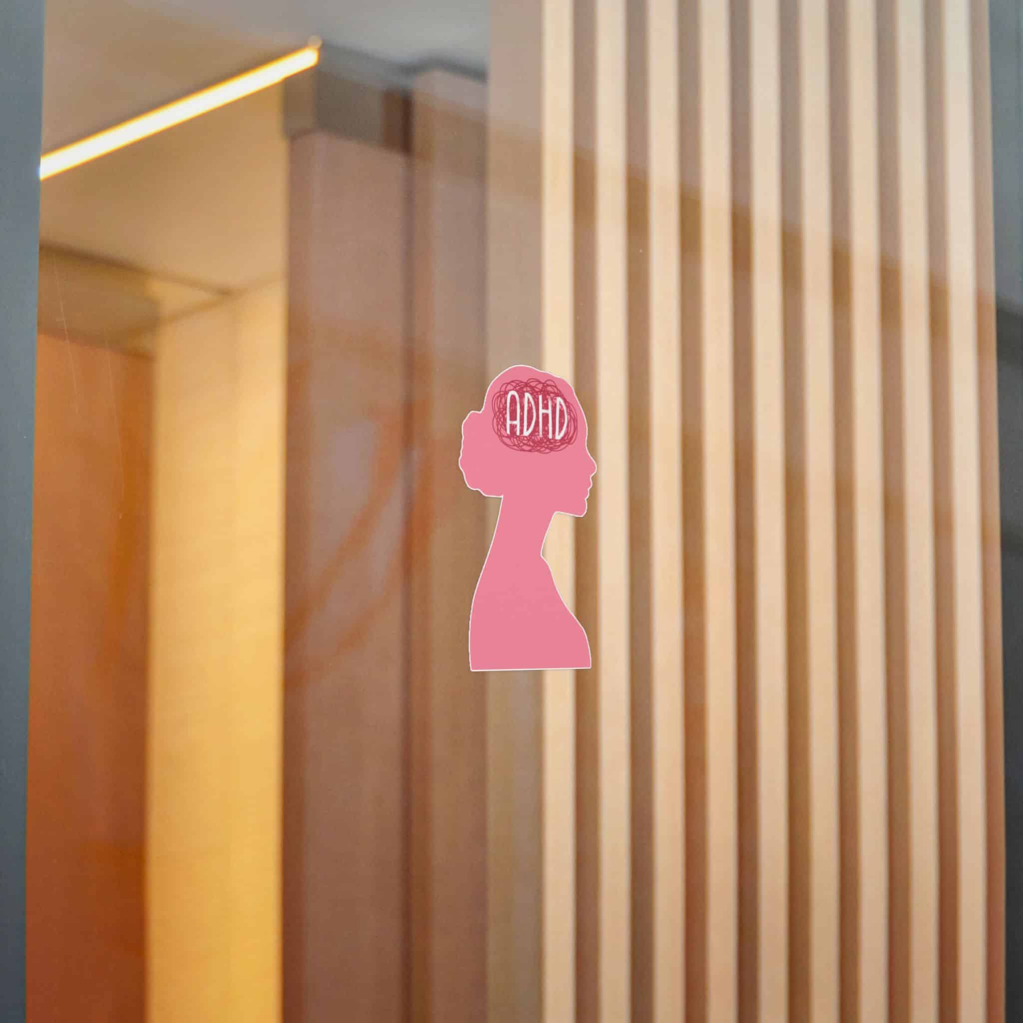 Woman Adhd Die Cut Stickers Dtf - Image 14
