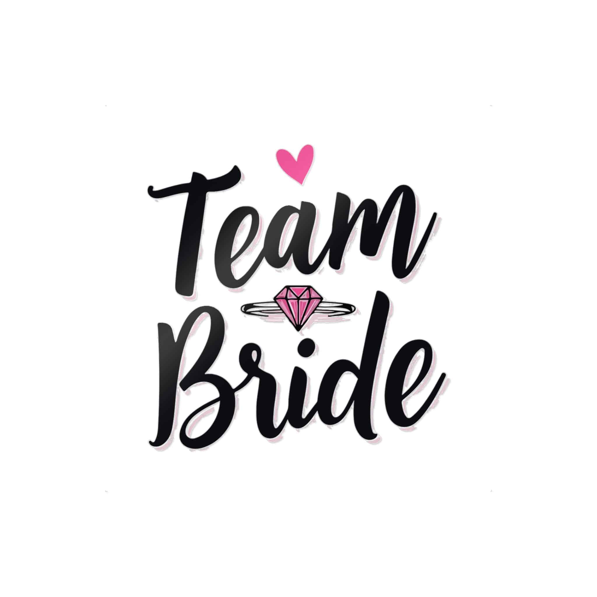 Team Bride Die Cut Stickers Dtf - Image 11