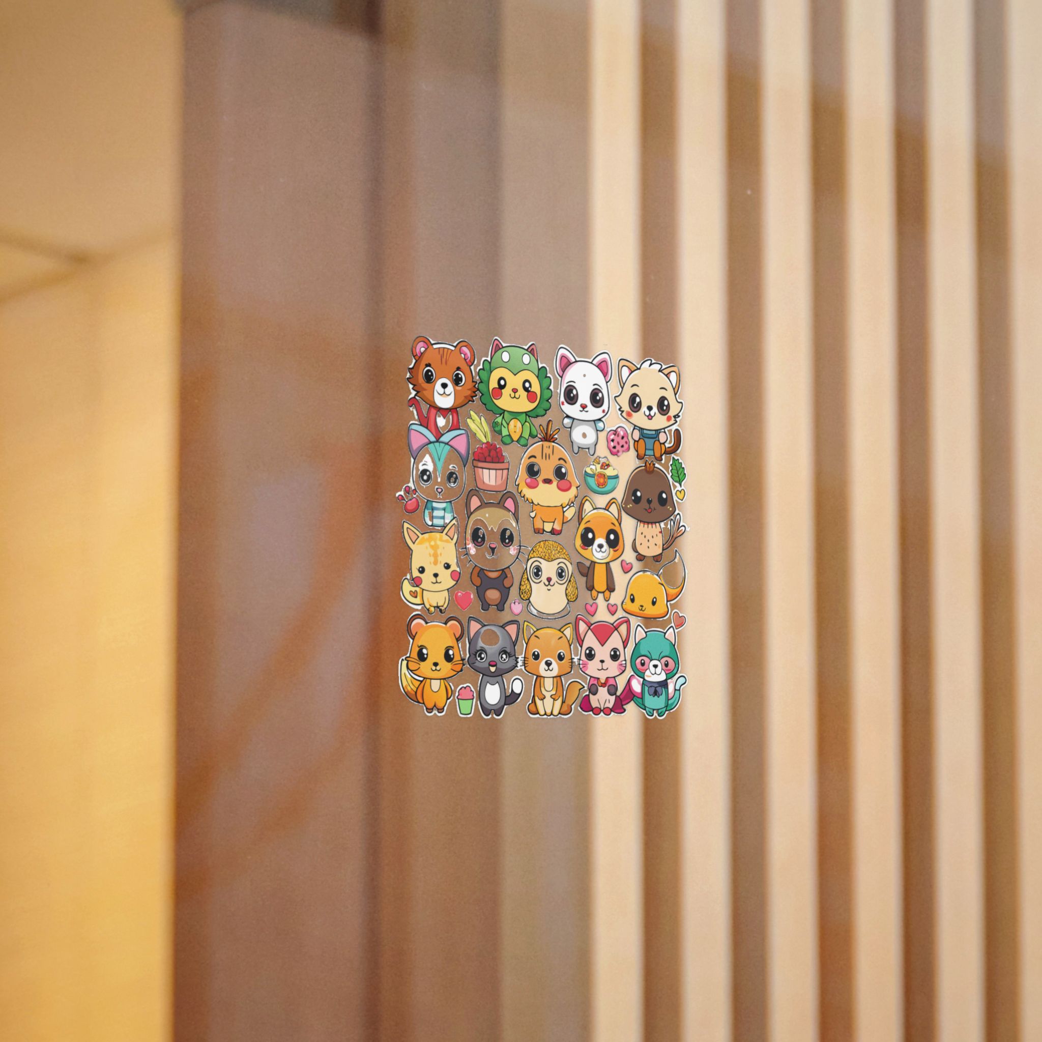Cute Cartoon Animals With Different Expressions and Poses Die Cut Stickers Dtf - Image 10