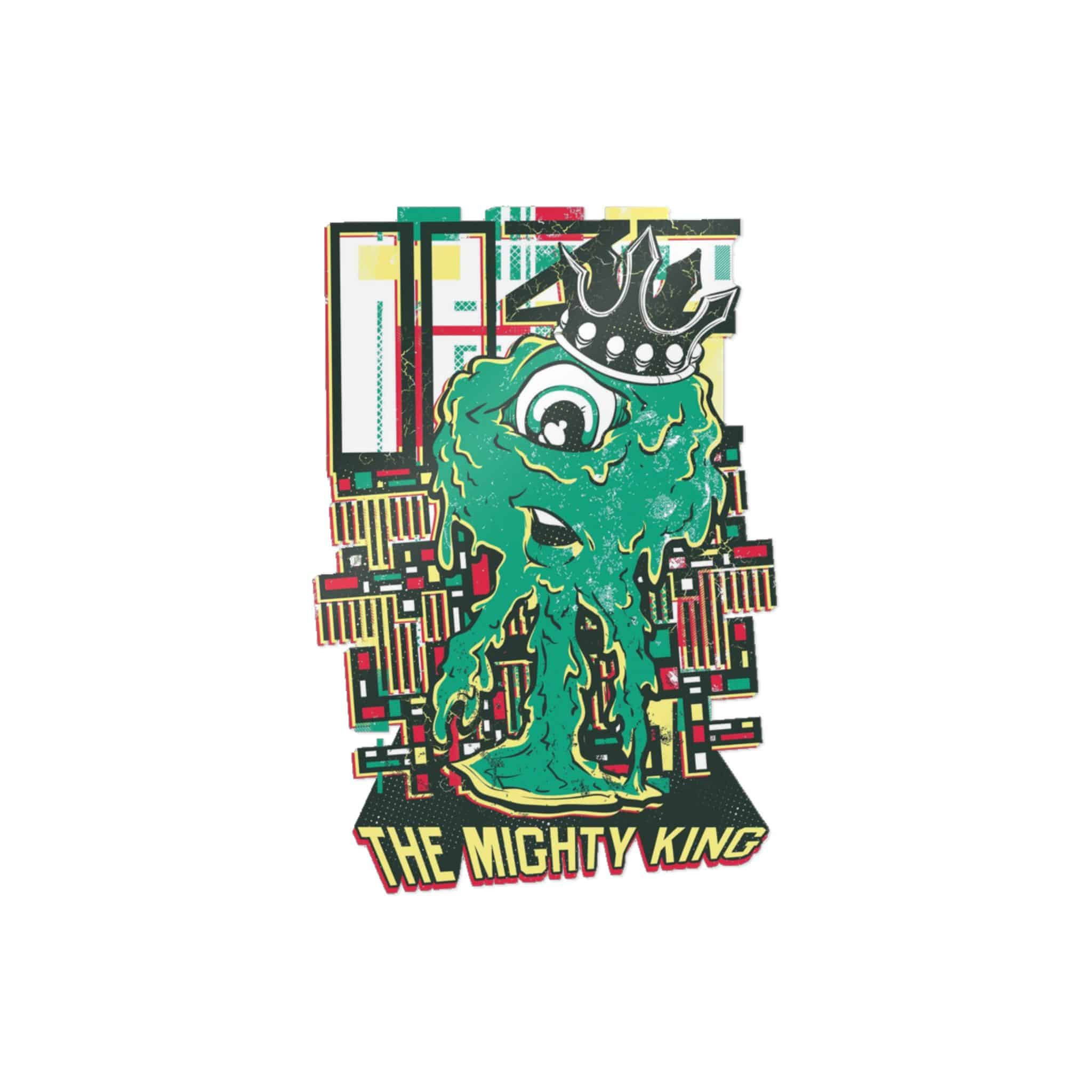 Cyclop Dripping Monster With Royal Crown Die Cut Stickers Dtf - Image 3