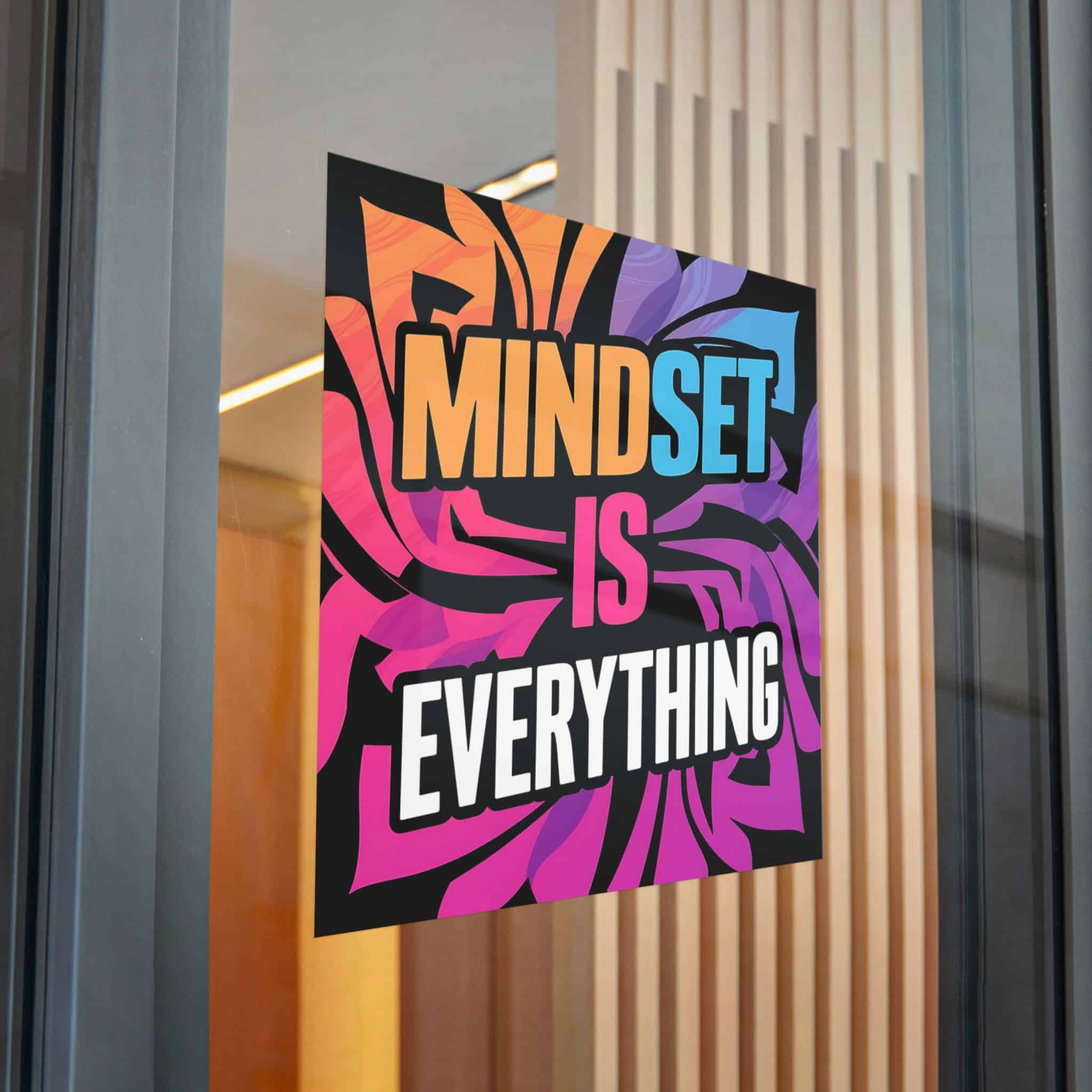 Mindset Is Everything 3 Die Cut Stickers Dtf - Image 32