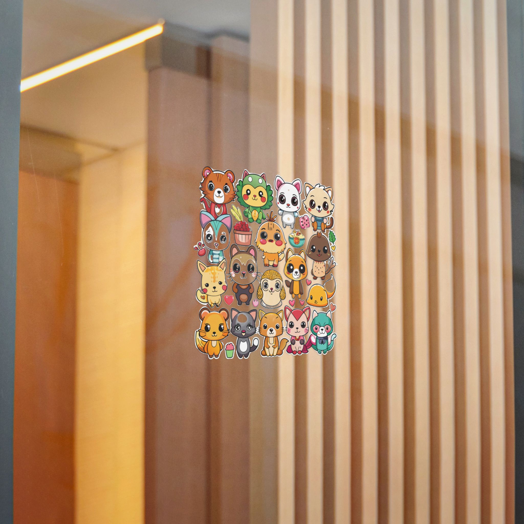Cute Cartoon Animals With Different Expressions and Poses Die Cut Stickers Dtf - Image 14
