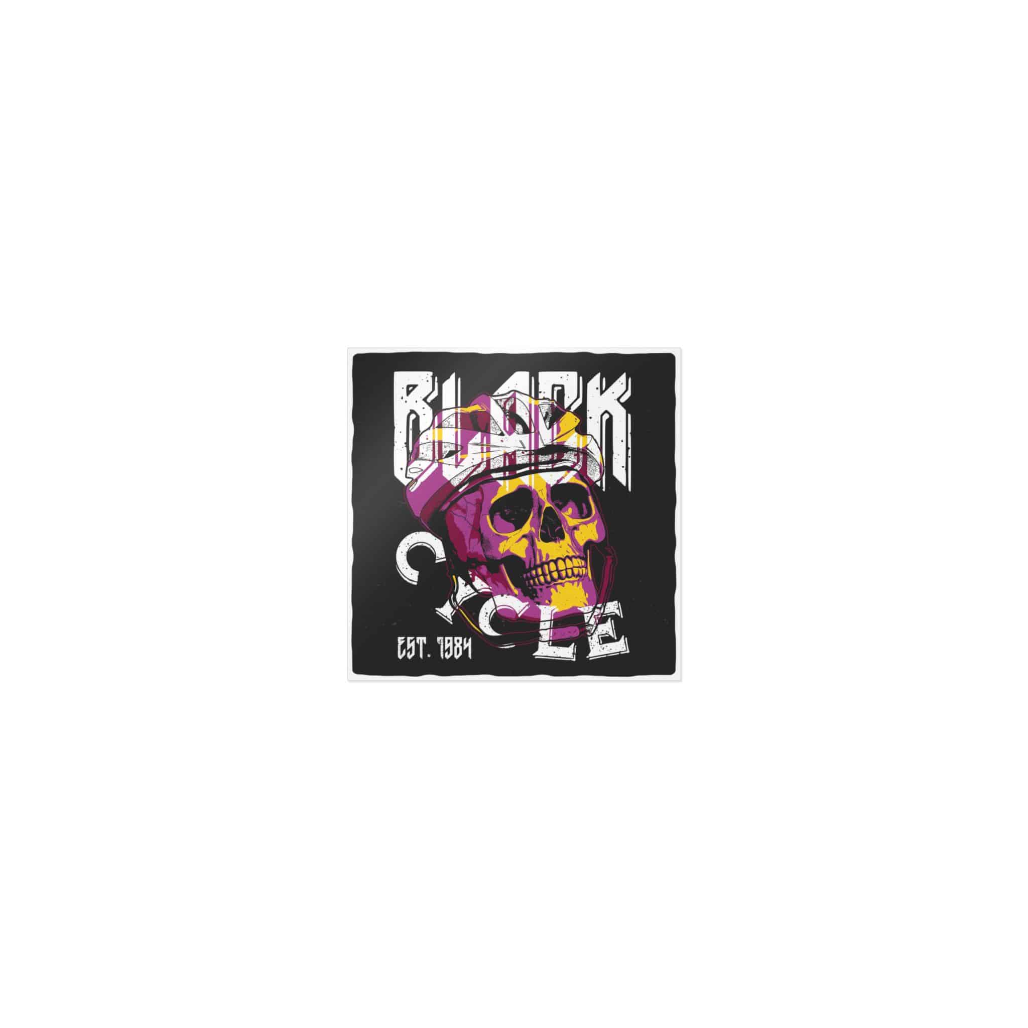 Tshirt Poster Design With Skull Bicycle Helmet Die Cut Stickers Dtf - Image 17