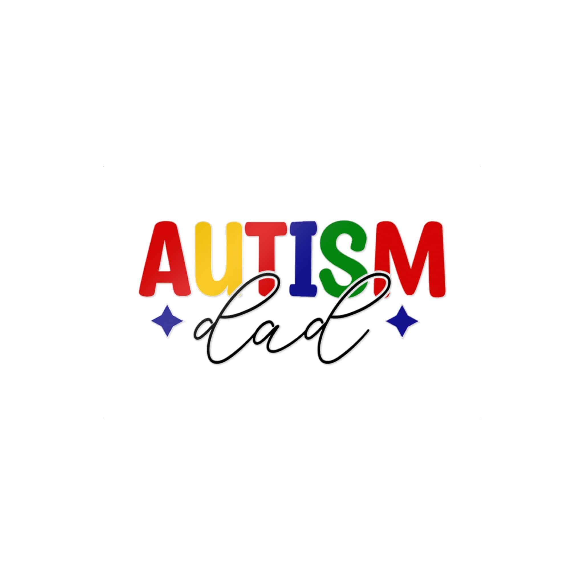 Autism Dad Die Cut Stickers Dtf - Image 5