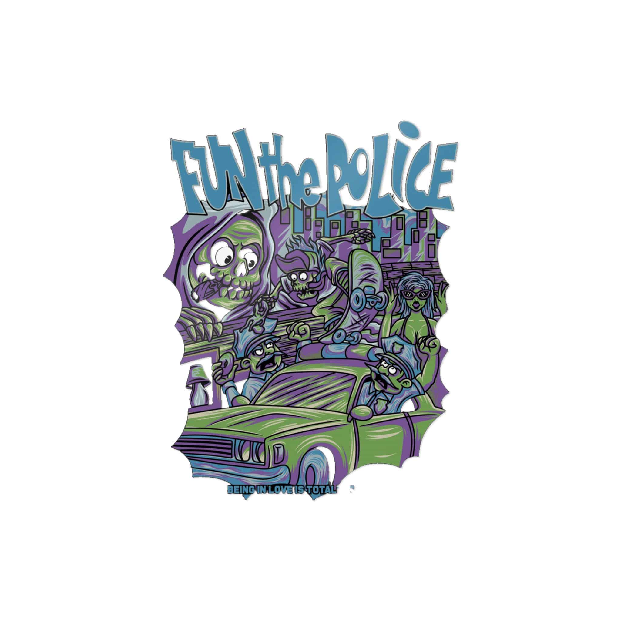 Rebel Skate With Text Illustration Die Cut Stickers Dtf - Image 5