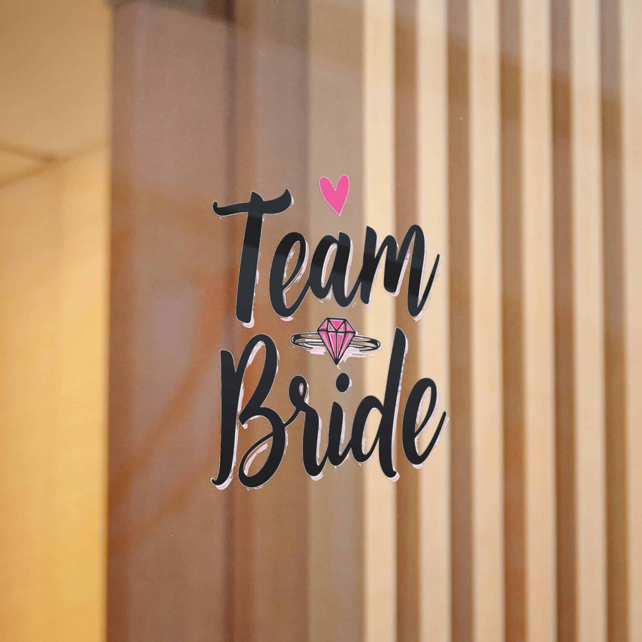 Team Bride Die Cut Stickers Dtf - Image 12