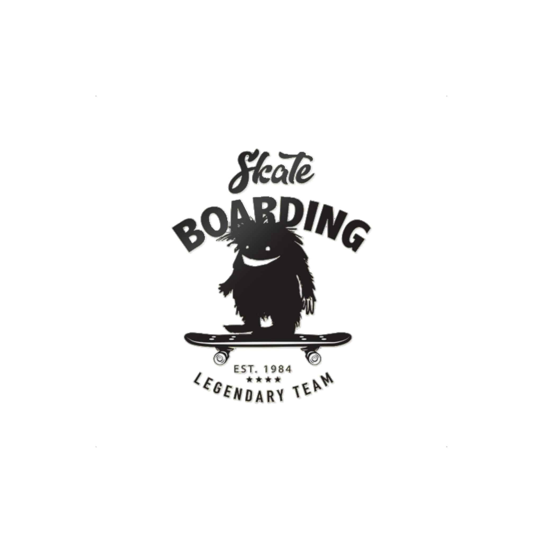 Skate Boarding Die Cut Stickers Dtf