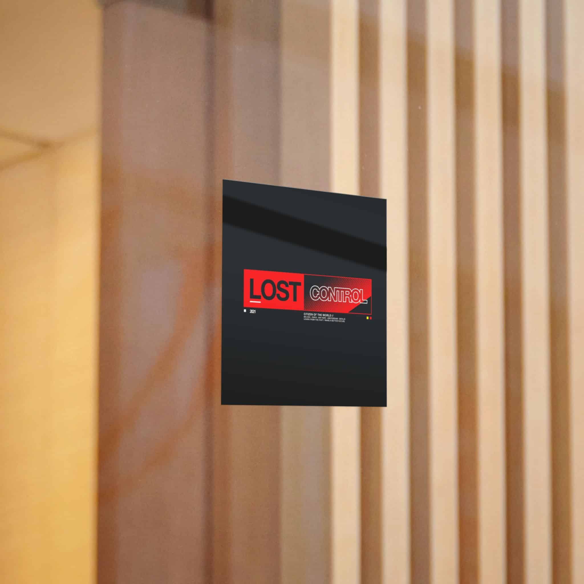 Lost Control Simple Vintage Fashion Die Cut Stickers Dtf - Image 10