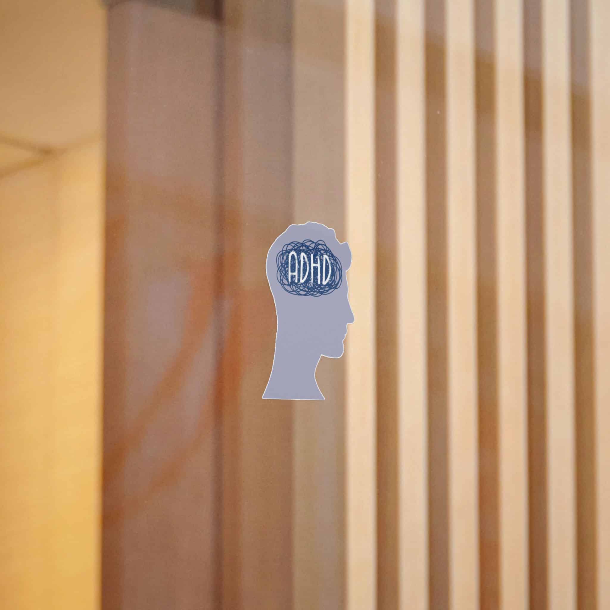 Man Adhd Die Cut Stickers Dtf - Image 4