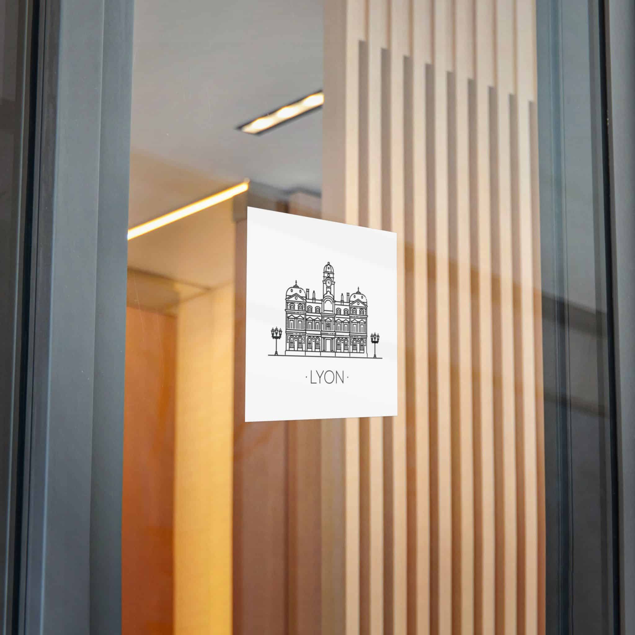 Lyon City Die Cut Stickers Dtf - Image 24