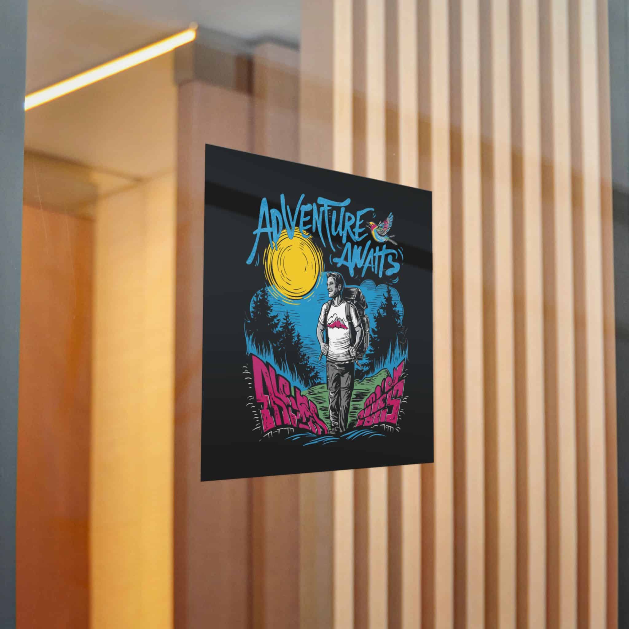 Adventure Awaits Die Cut Stickers Dtf - Image 20