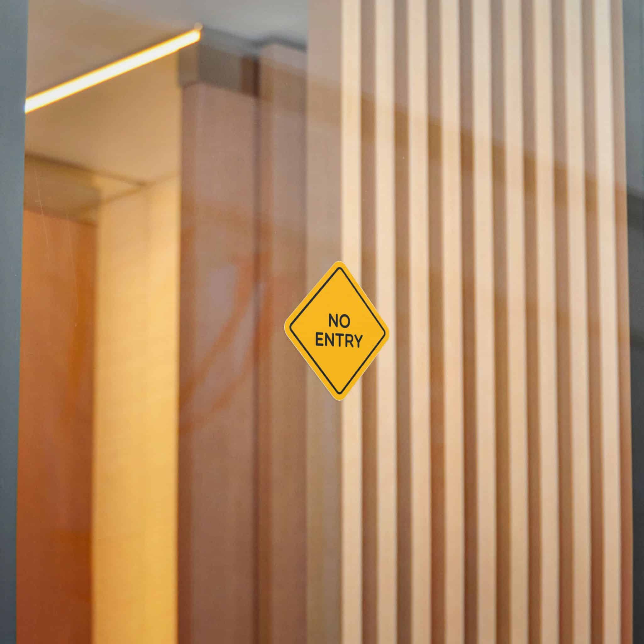 No Entry Die Cut Stickers Dtf - Image 18
