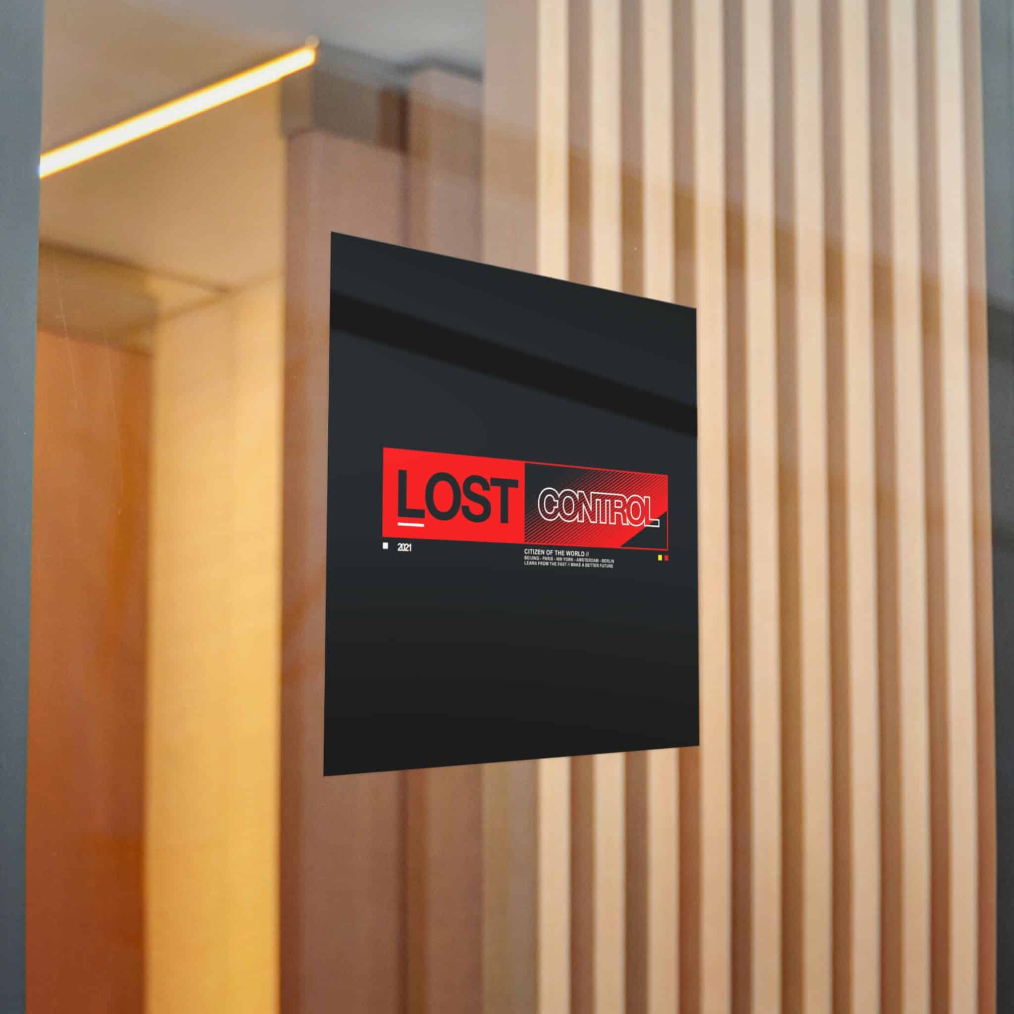 Lost Control Simple Vintage Fashion Die Cut Stickers Dtf - Image 20