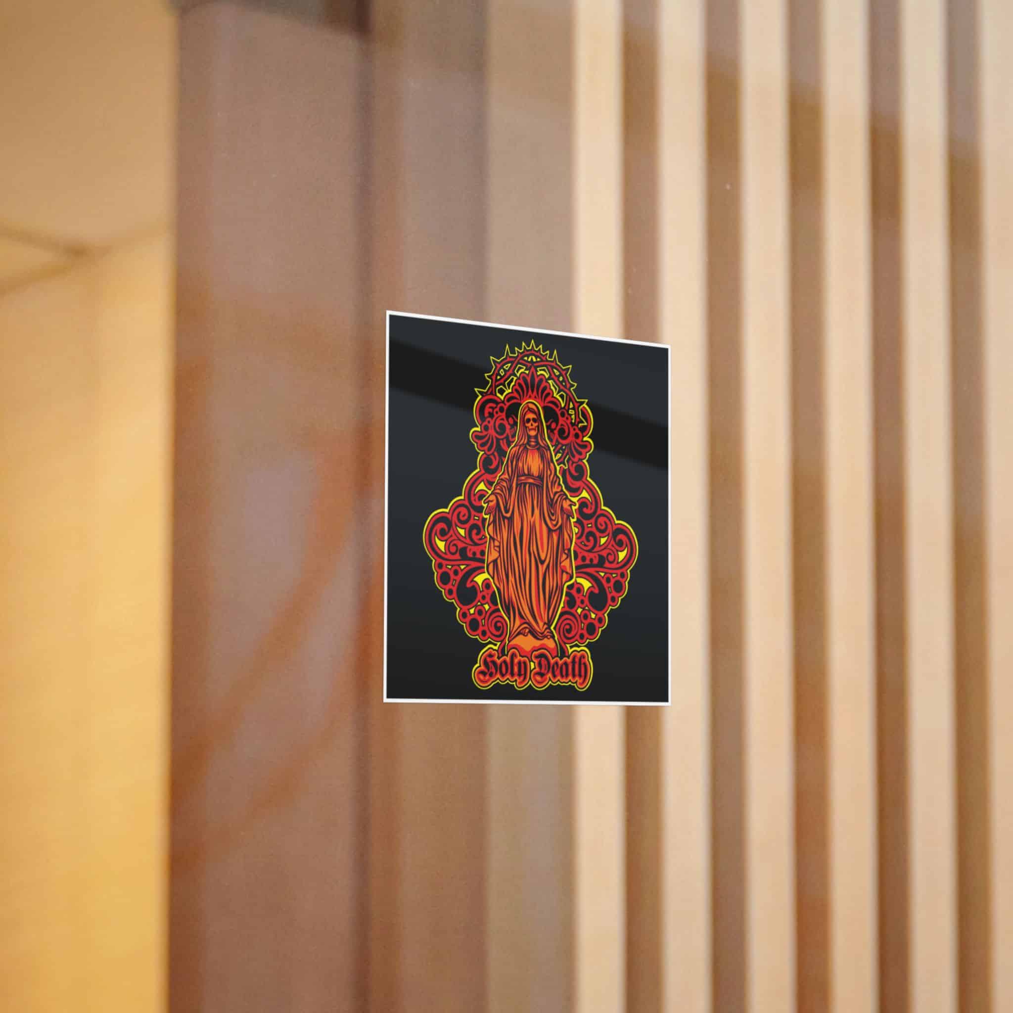 Santa Muerte 31 Die Cut Stickers Dtf - Image 10