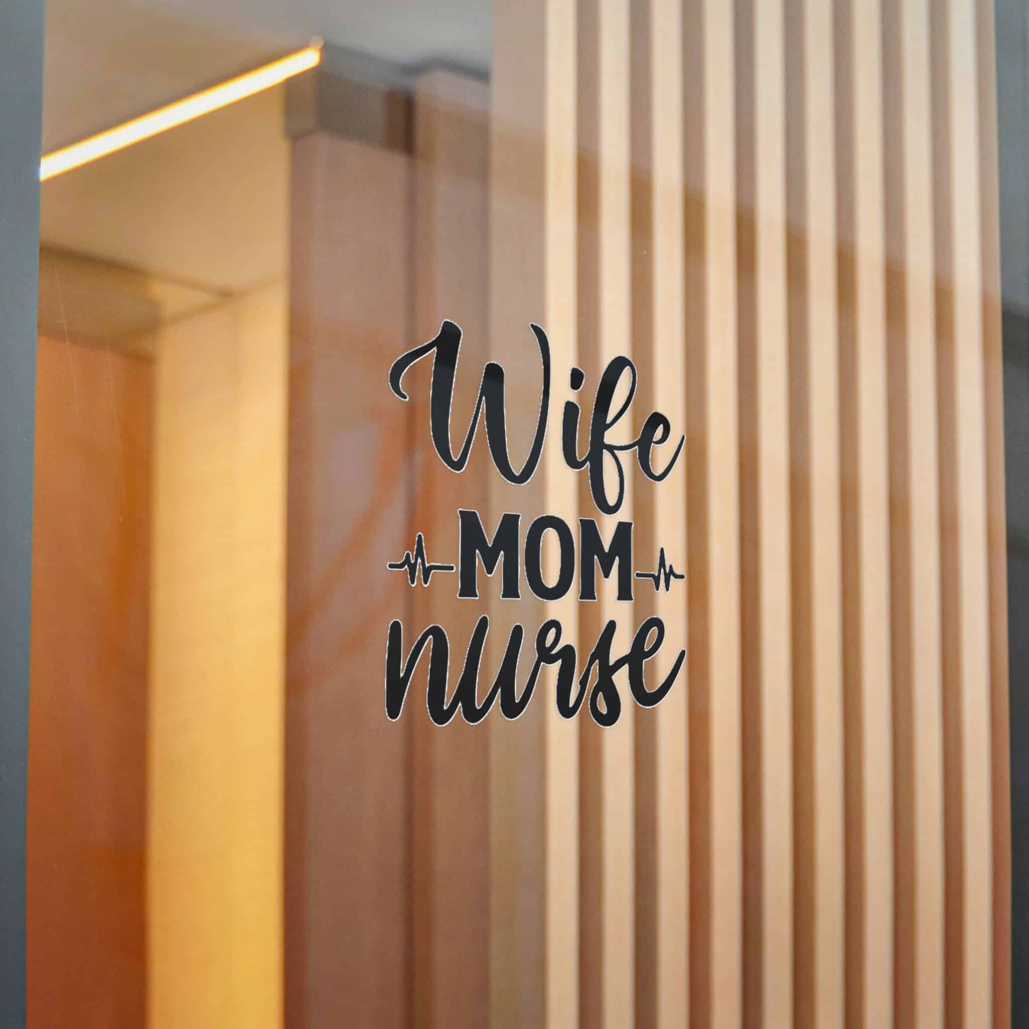 Wife Mom Nurse Die Cut Stickers Dtf - Image 22